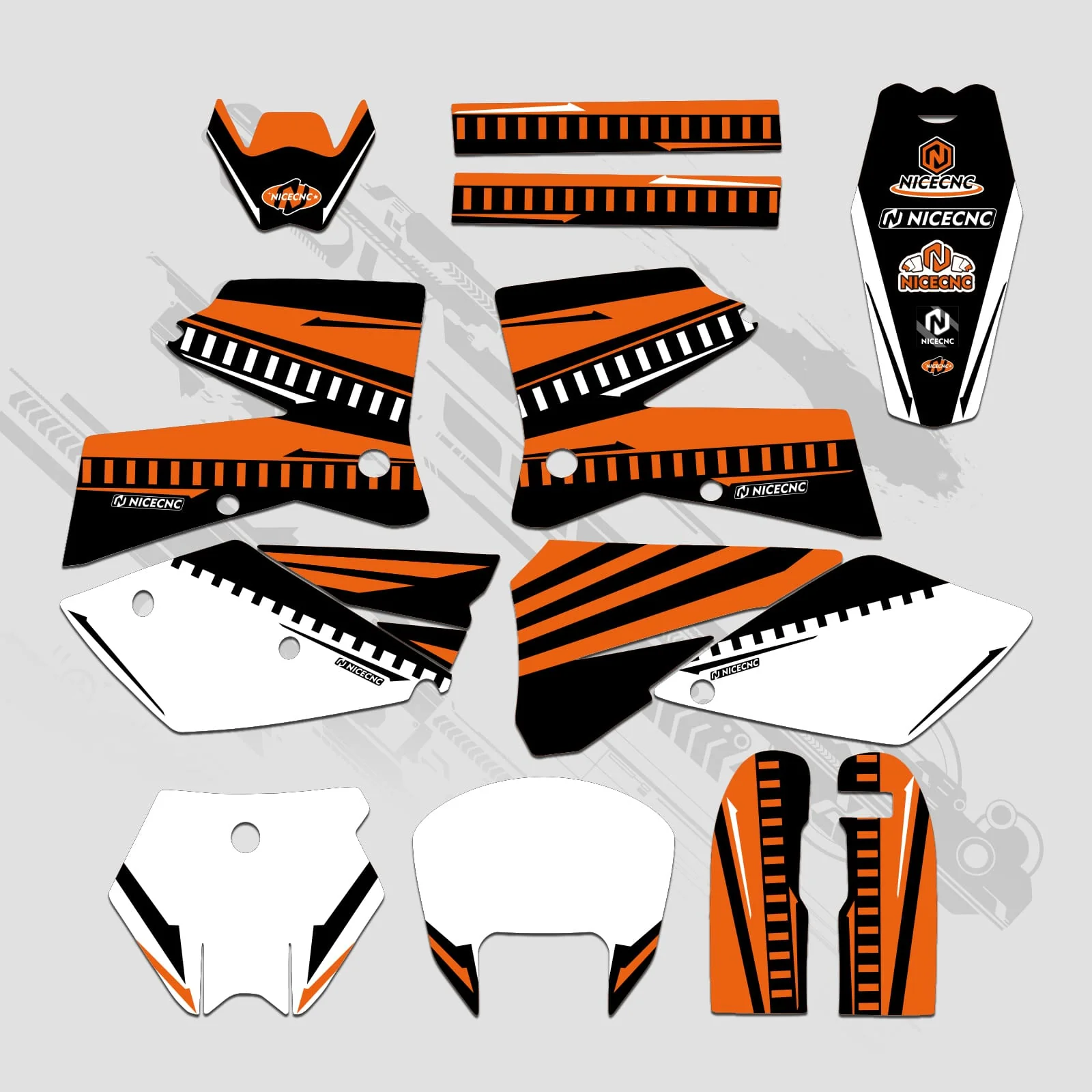 Motorcycle Full Graphics Decals Stickers Set For KTM SX 2005-2006 - Image 3