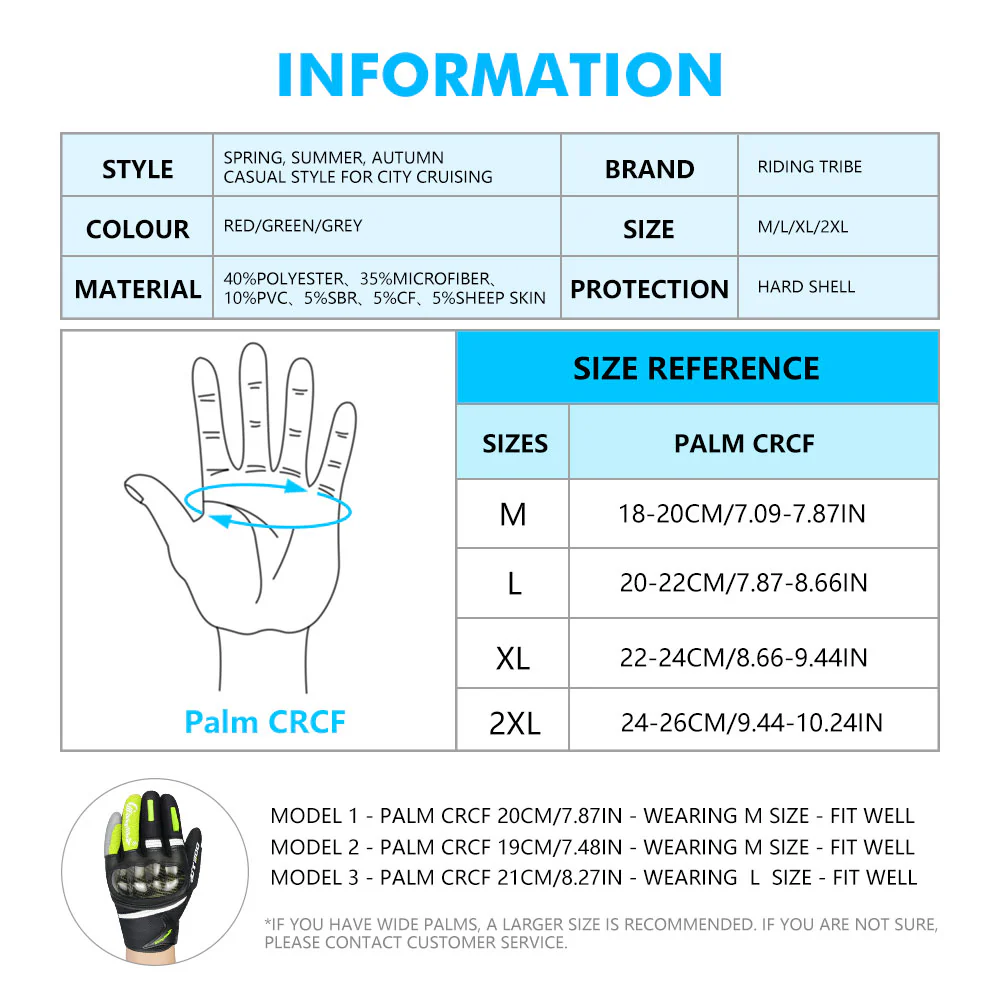 Motorcycle Riding Gloves Touch Screen Anti-slip Abrasion Resistant Micro Fibre For Spring Summer Autumn - Image 6