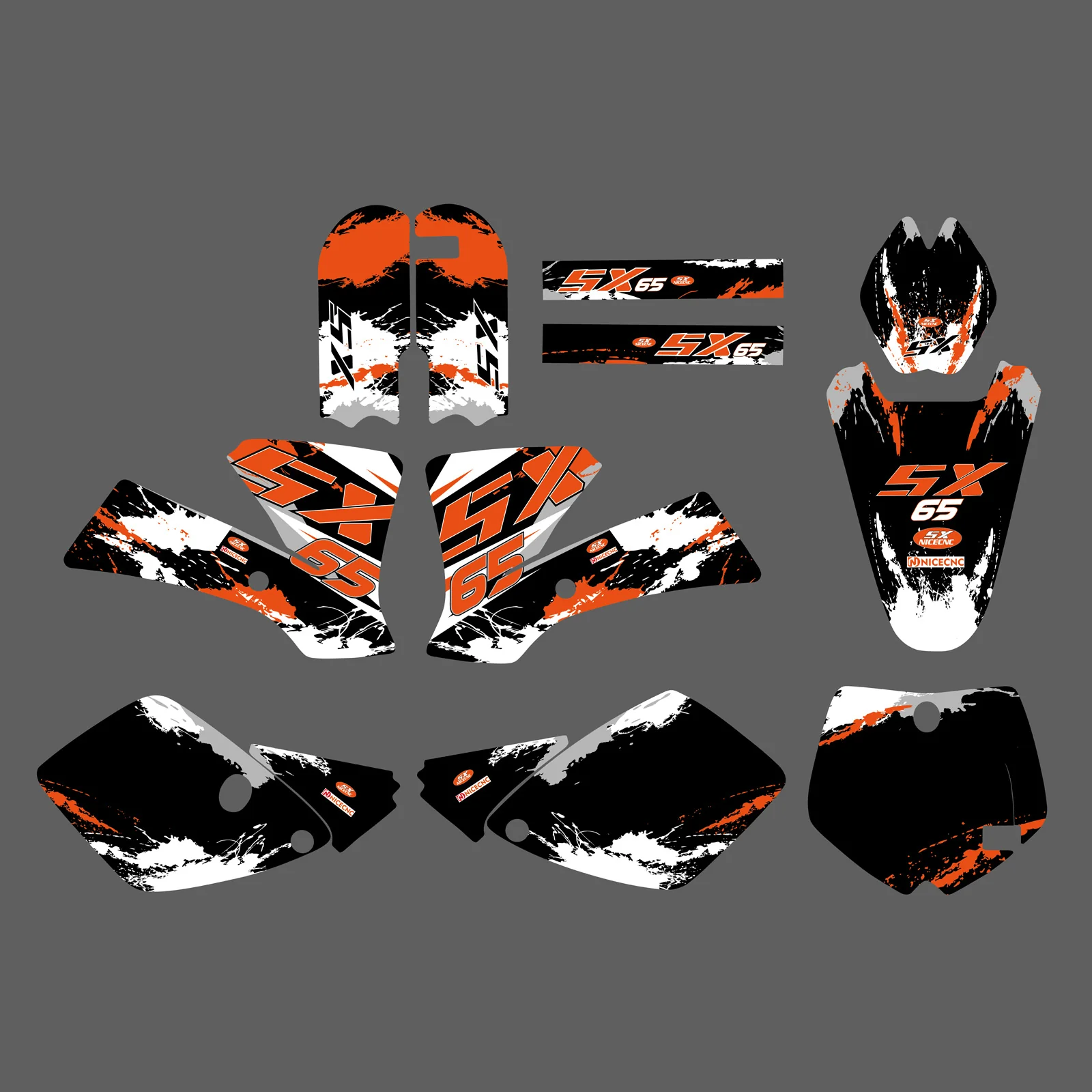 Motorcycle Graphic Decals Protective Stickers For KTM SX65 2002-2008 - Image 3