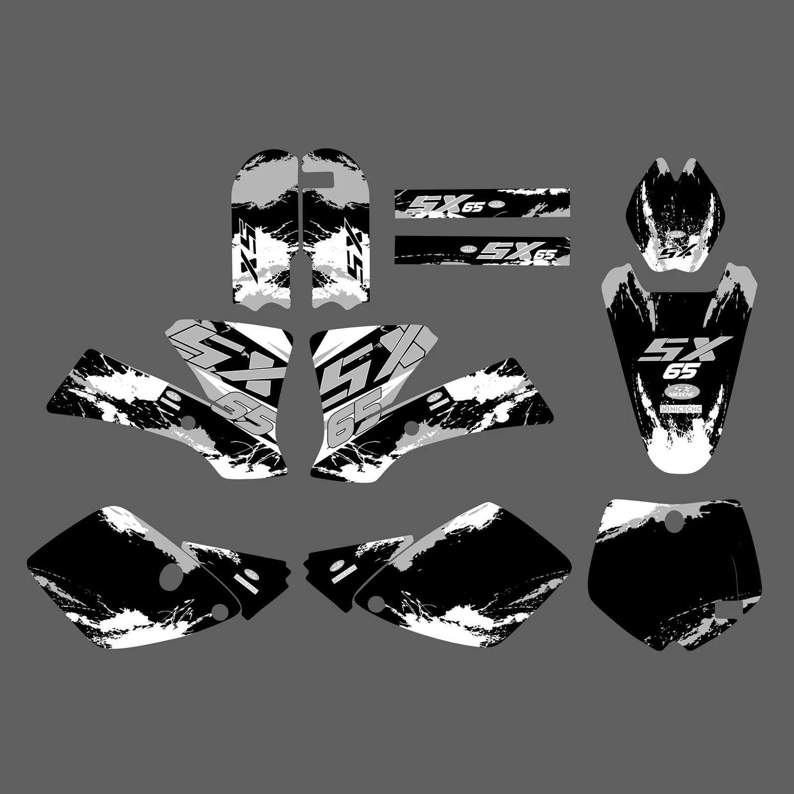 Motorcycle Graphic Decals Protective Stickers For KTM SX65 2002-2008 - Image 4