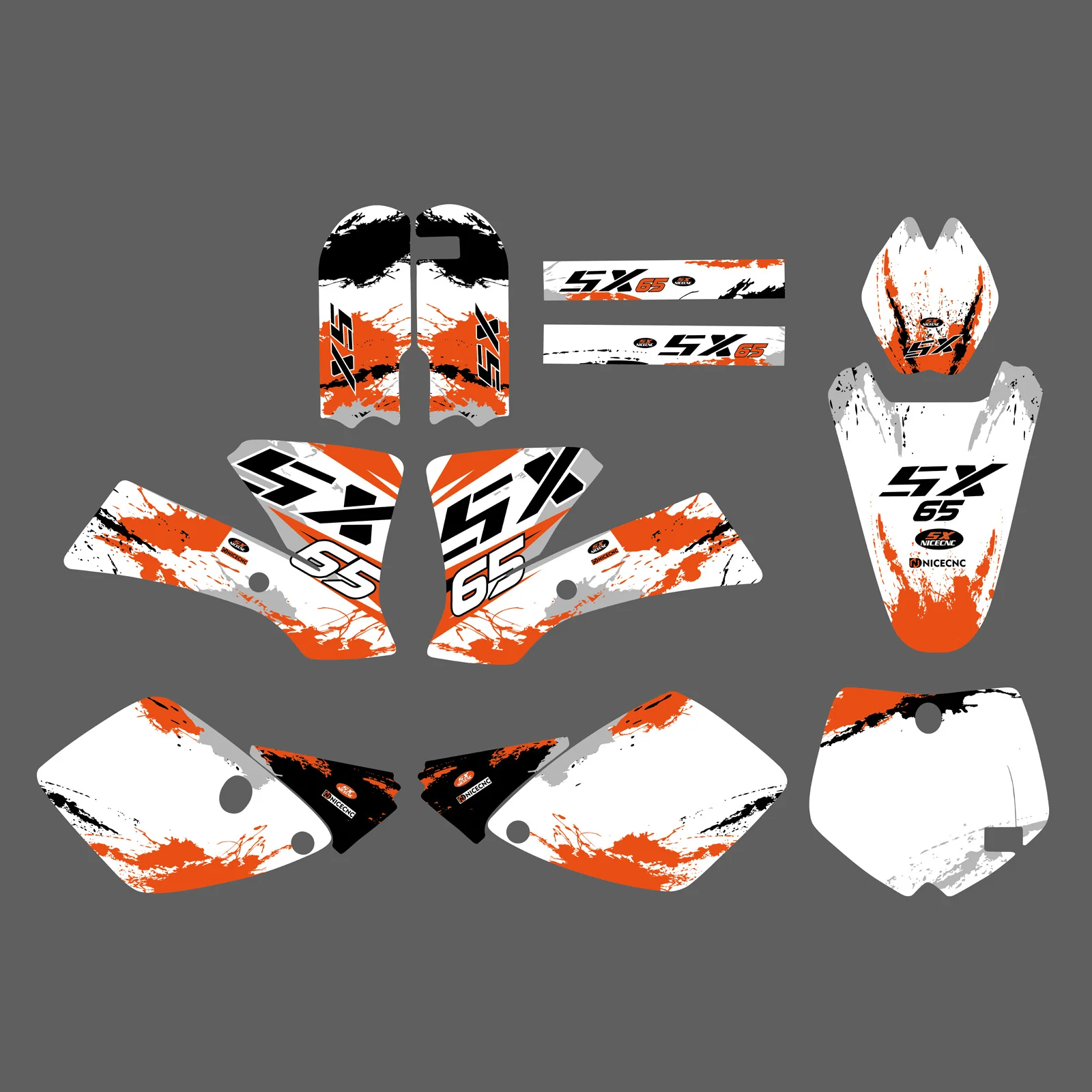 Motorcycle Graphic Decals Protective Stickers For KTM SX65 2002-2008 - Image 5