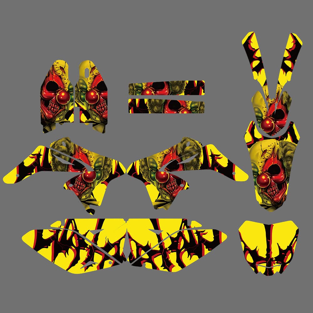 Motorcycle Background Sticker Decal Kits For Suzuki RMZ250 2010-2018 - Image 4