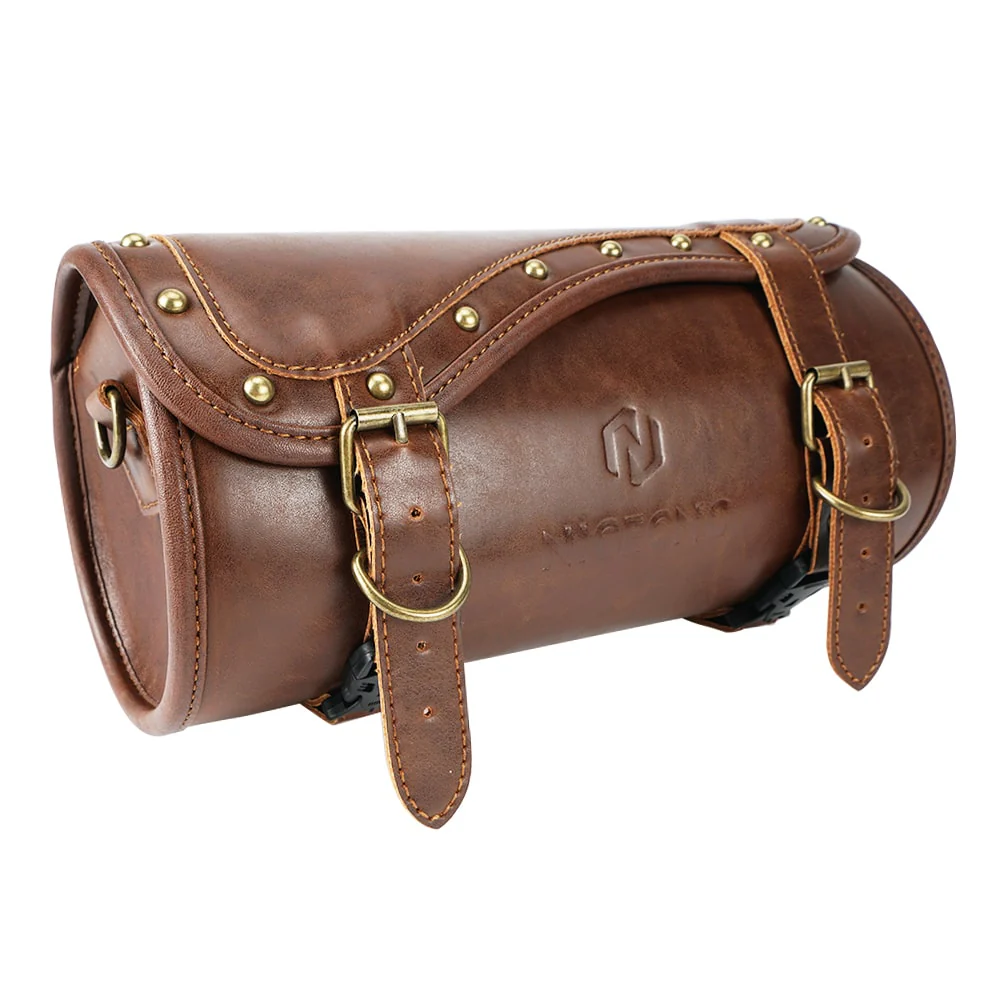 Motorcycle Handlebar Sissy Bar Bag with Shoulder Strap for BMW/ Harley Davidson/ Kawasaki - Image 13