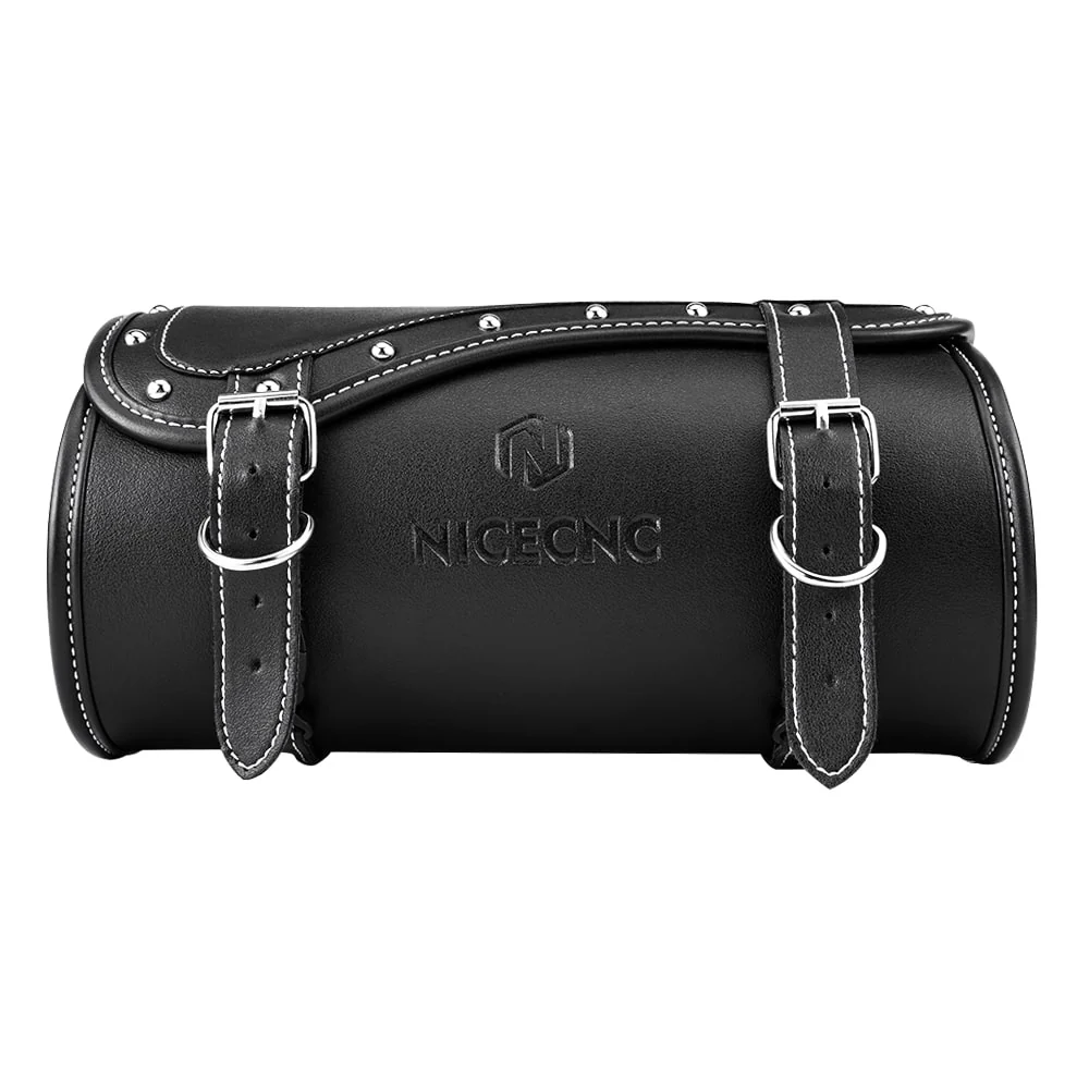 Motorcycle Handlebar Sissy Bar Bag with Shoulder Strap for BMW/ Harley Davidson/ Kawasaki - Image 4