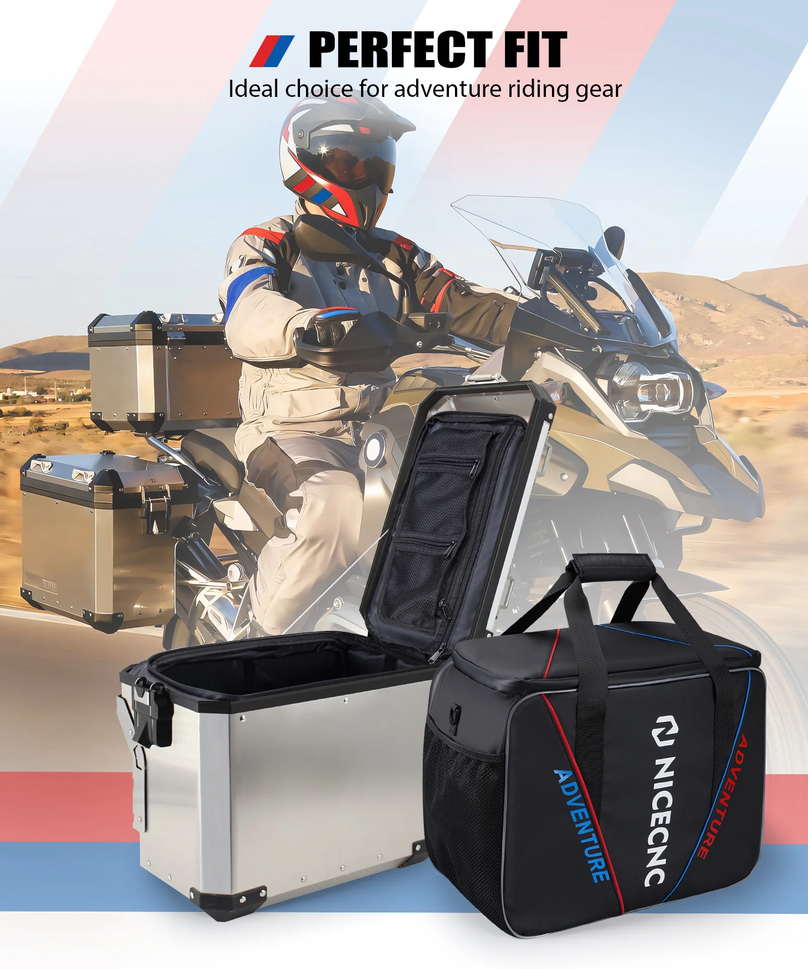 Motorcycle Pannier Side Case Liner Inner Bags For BMW F850GS R1200GS R1250GS ADV - Image 3