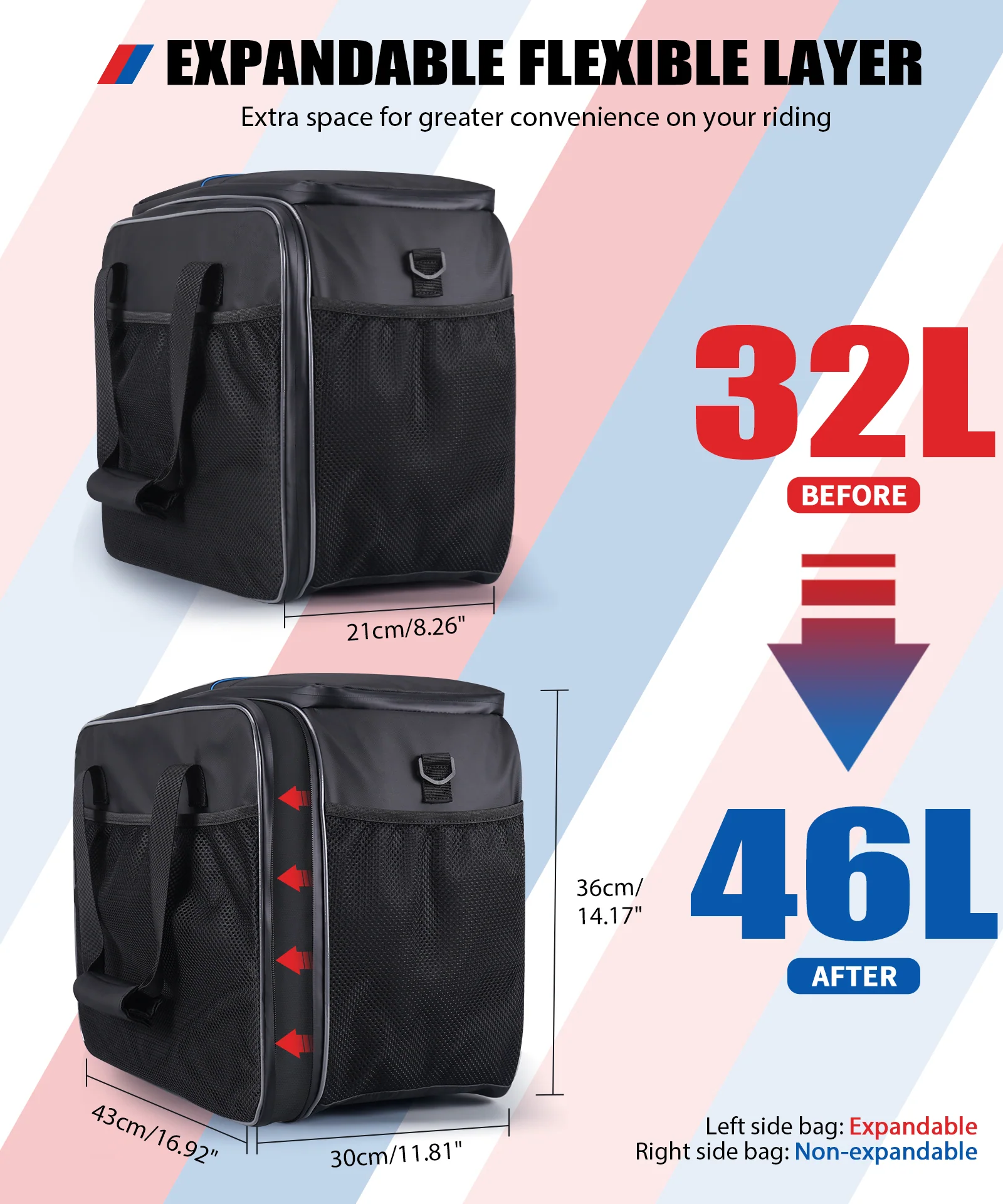Motorcycle Pannier Side Case Liner Inner Bags For BMW F850GS R1200GS R1250GS ADV - Image 5