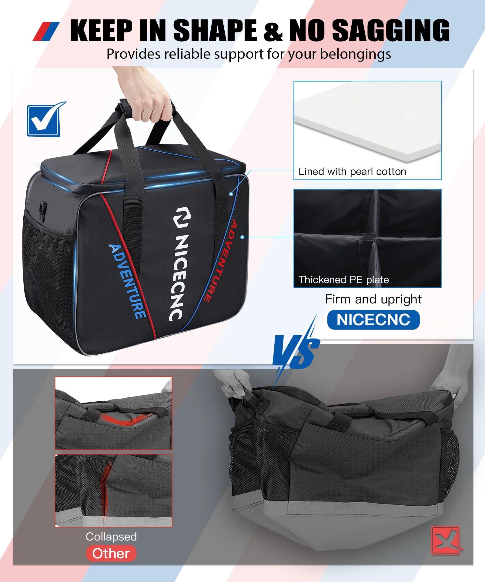 Motorcycle Pannier Side Case Liner Inner Bags For BMW F850GS R1200GS R1250GS ADV - Image 6
