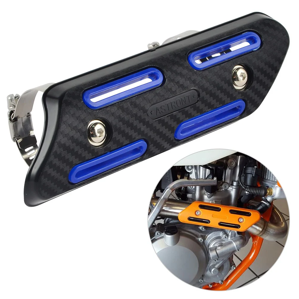 Motorcycle Muffler Exhaust Pipe Heat Shield Guard - Image 4