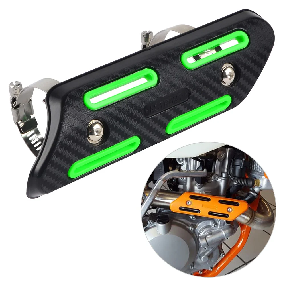 Motorcycle Muffler Exhaust Pipe Heat Shield Guard - Image 5