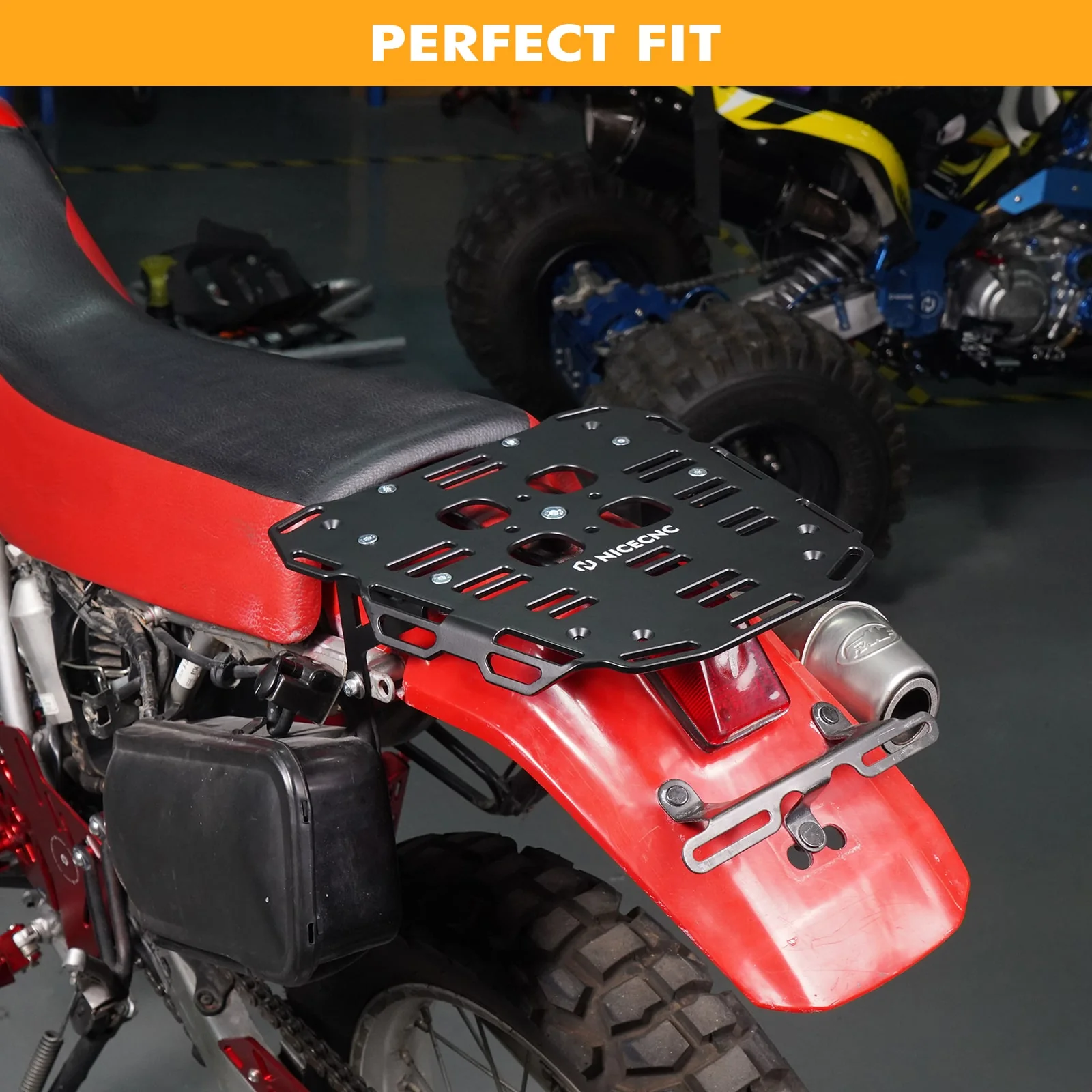 Motorcycle Rear Luggage Rack for Honda XR650L 1993-2024 - Image 4