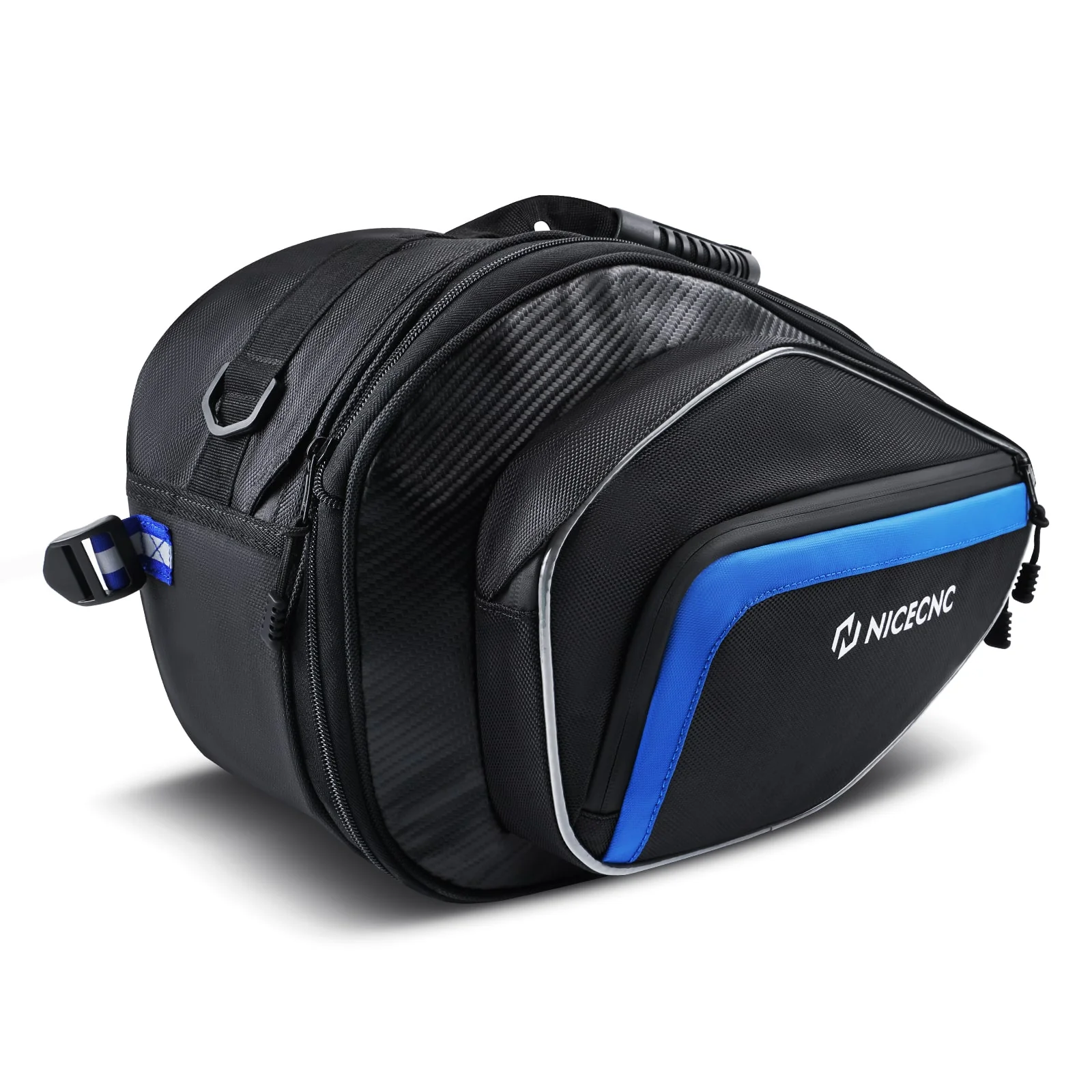 Universal Pair Motorcycle Saddle bags 50L Travel Tank Luggage Bag Quick Detach - Image 6