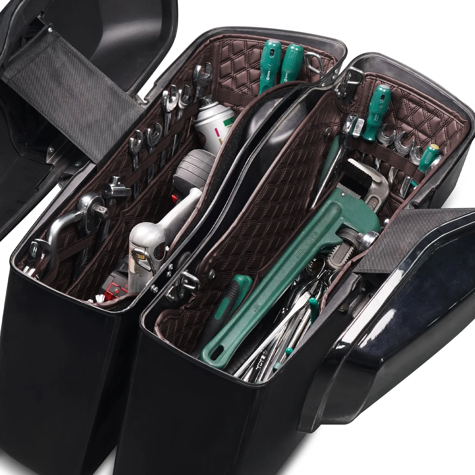 SaddleBags Organizer Liner Bottom Inserts Bags For Harley Touring Road King Street Glide - Image 9