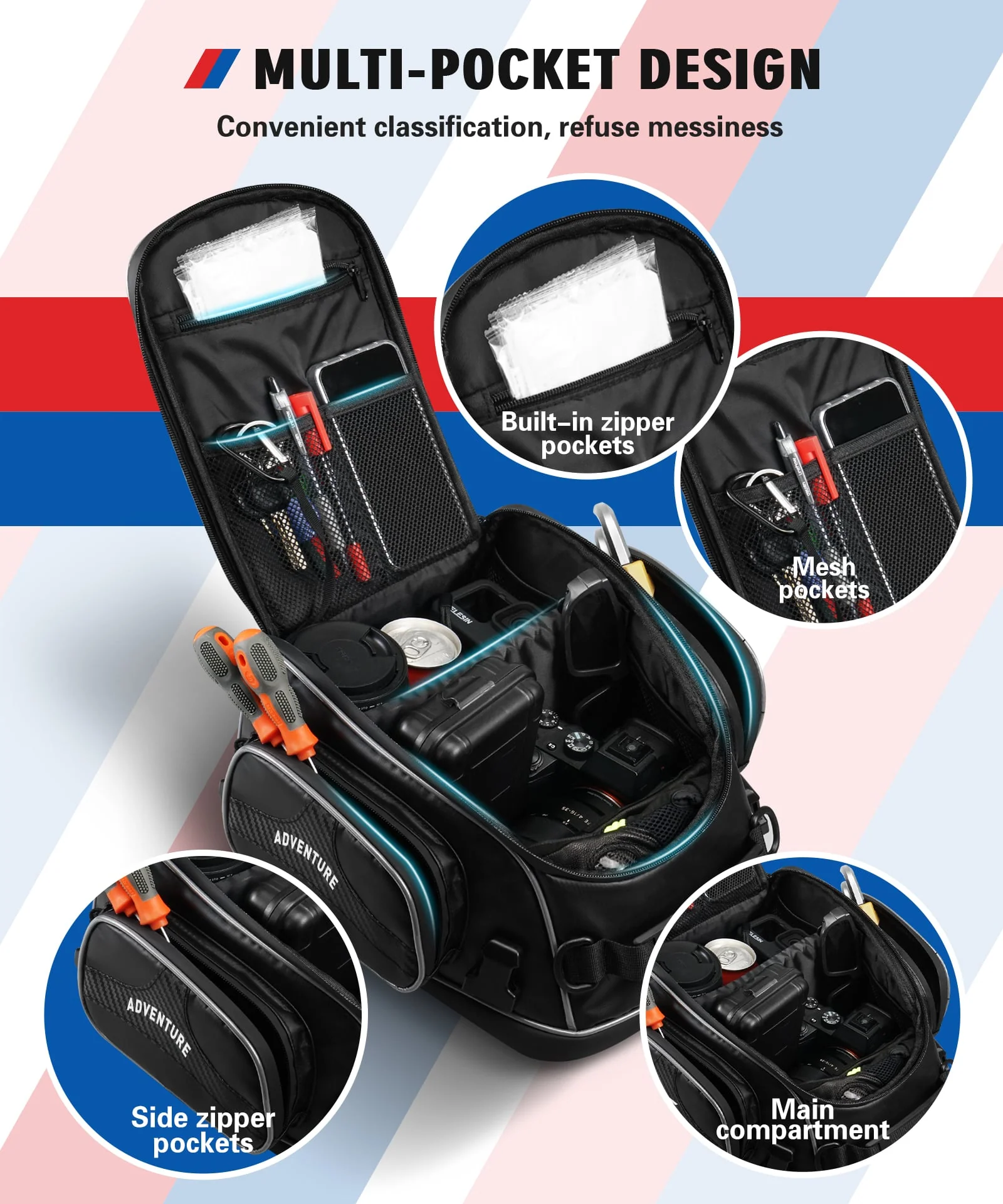 Motorcycle PVC Tail Bag For BMW R1200GS R1250GS ADV/LC F750GS F850GS ADV - Image 11