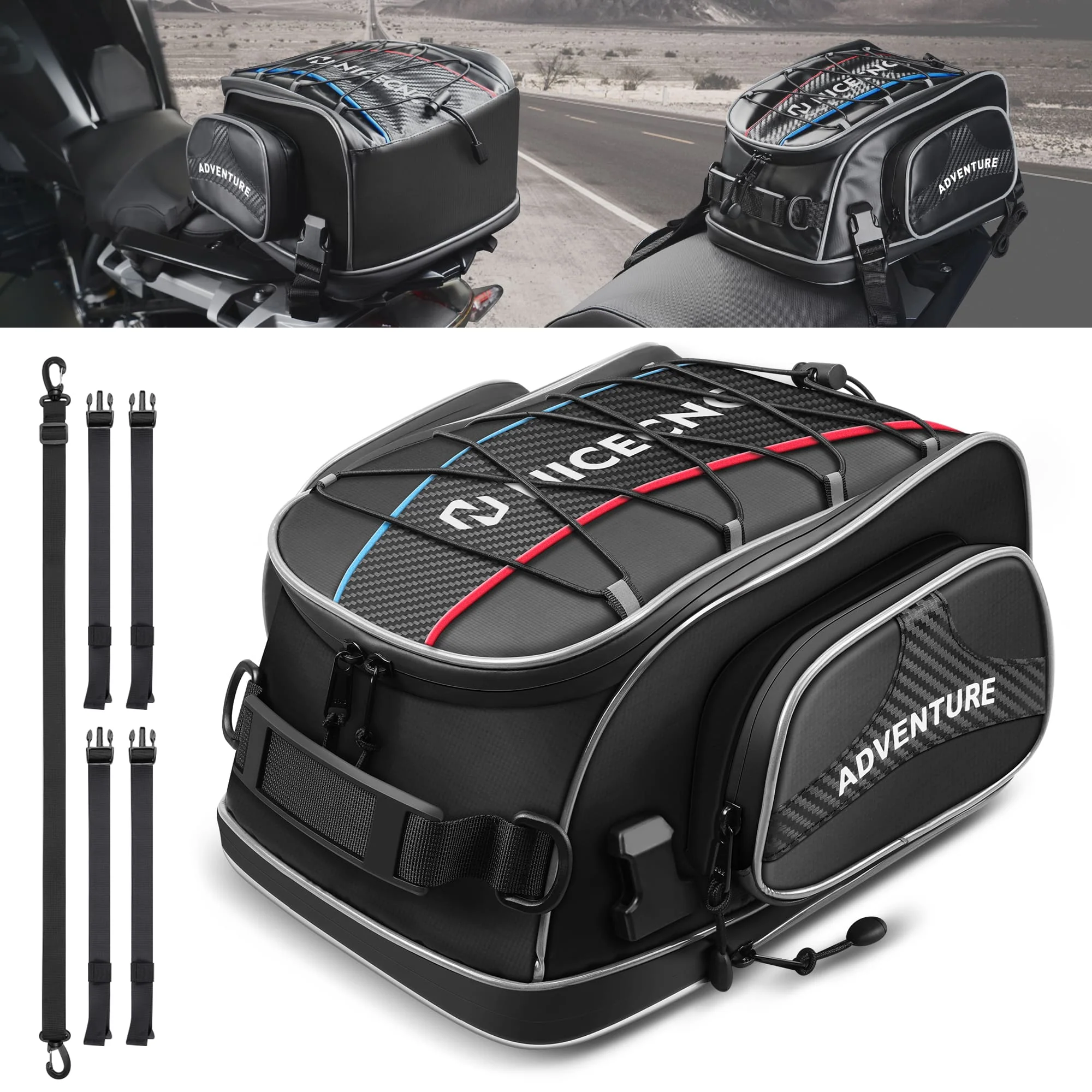 Motorcycle PVC Tail Bag For BMW R1200GS R1250GS ADV/LC F750GS F850GS ADV - Image 4