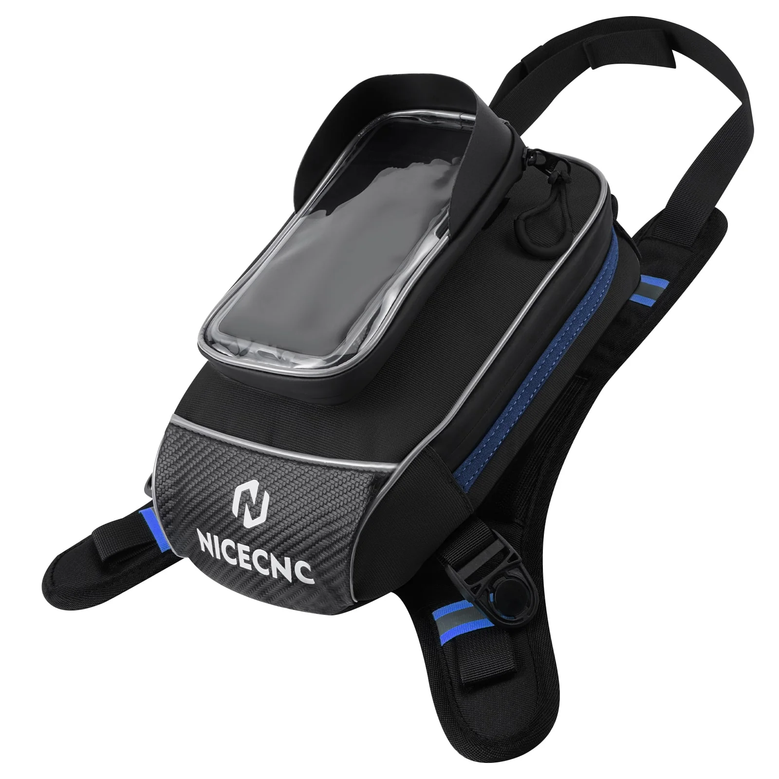 Motorcycle Tank Bag Magnetic Motorbike Oil Fuel Bag Touchscreen - Image 4