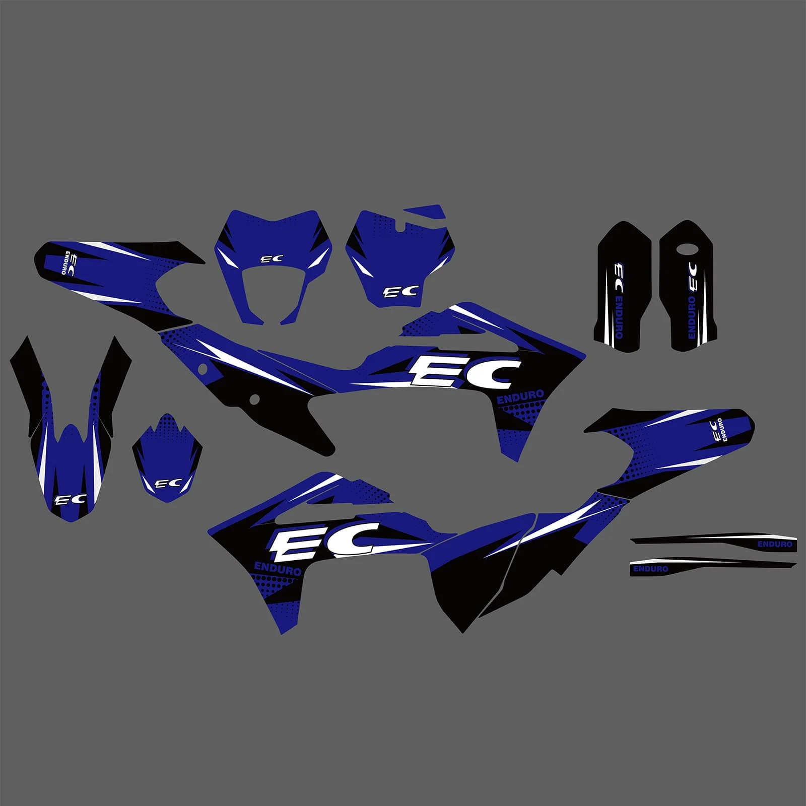 Motorcycle Team Full Graphics Background Sticker Decal Kits For GAS GAS EC Enduro 2021-2023 - Image 5