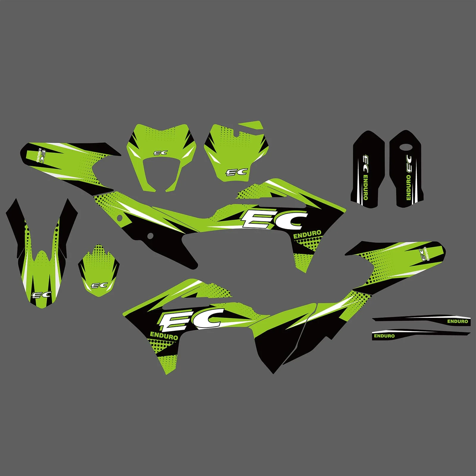 Motorcycle Team Full Graphics Background Sticker Decal Kits For GAS GAS EC Enduro 2021-2023 - Image 3