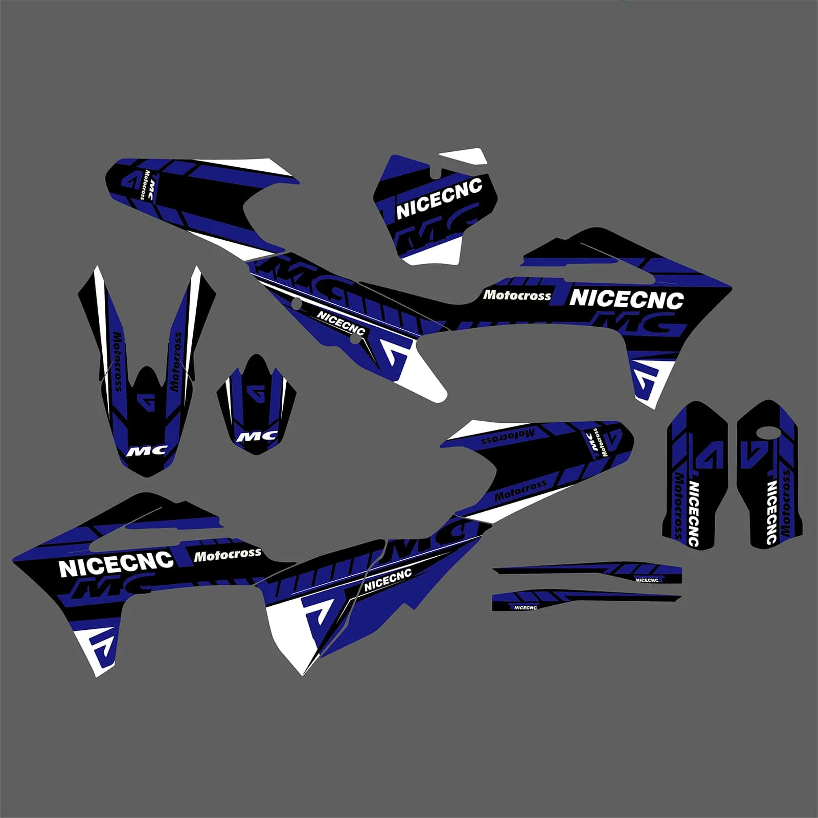 Motorcycle Team Full Graphics Background Sticker Decal Kits For GAS GAS MC Motocross All Models 2021-2023 - Image 5
