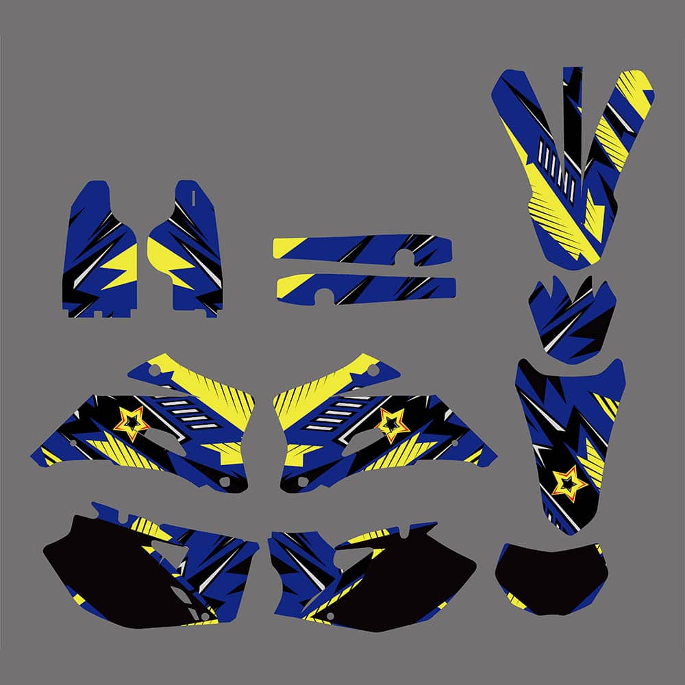 Motorcycle Decals Stickers Kits for WR250F WR450F 2007-2011 - Image 2