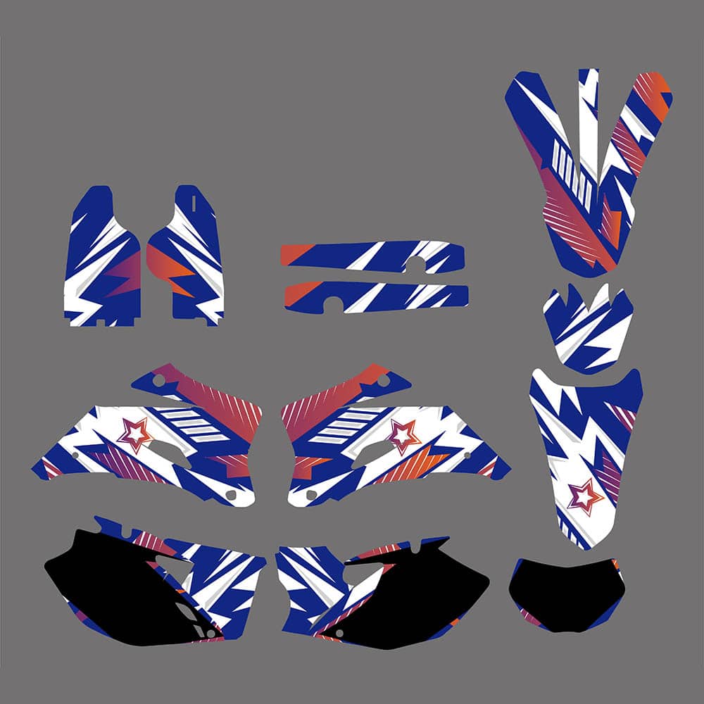 Motorcycle Decals Stickers Kits for WR250F WR450F 2007-2011 - Image 4