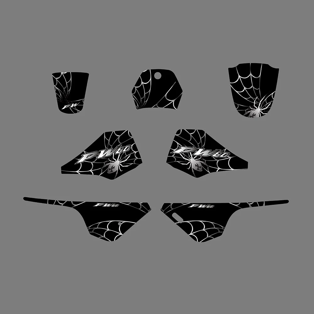 Graphics Kit MX Decals Stickers For Yamaha PW80 1983-2006 - Image 3