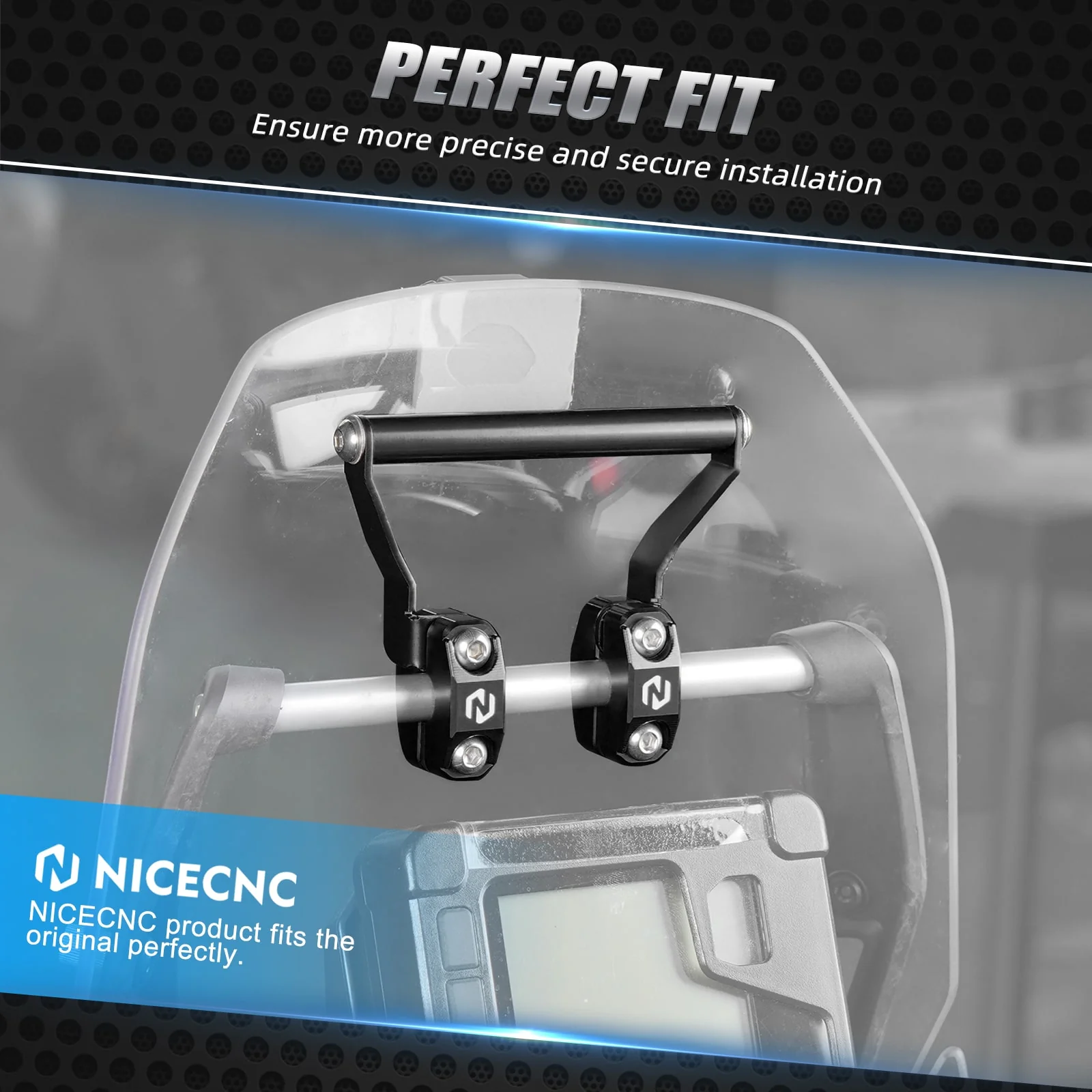 Navigation Bracket For Yamaha Tenere 700 /XTZ700 2019-2024 Aprilia Tuareg 660 2022-2024 - Image 3