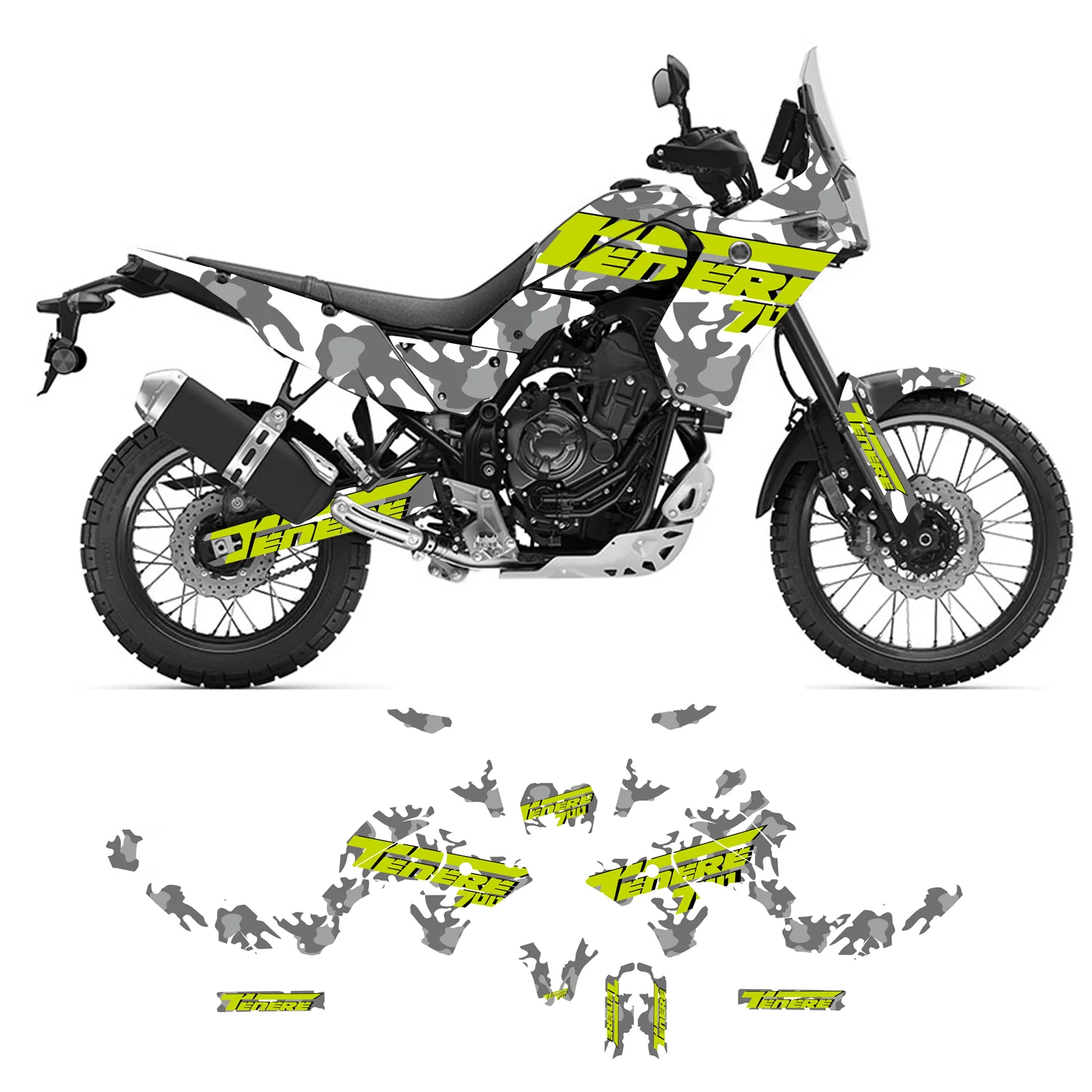 New Decals Stickers Graphics Kits For Yamaha Tenere 700 2019-2023 - Image 4