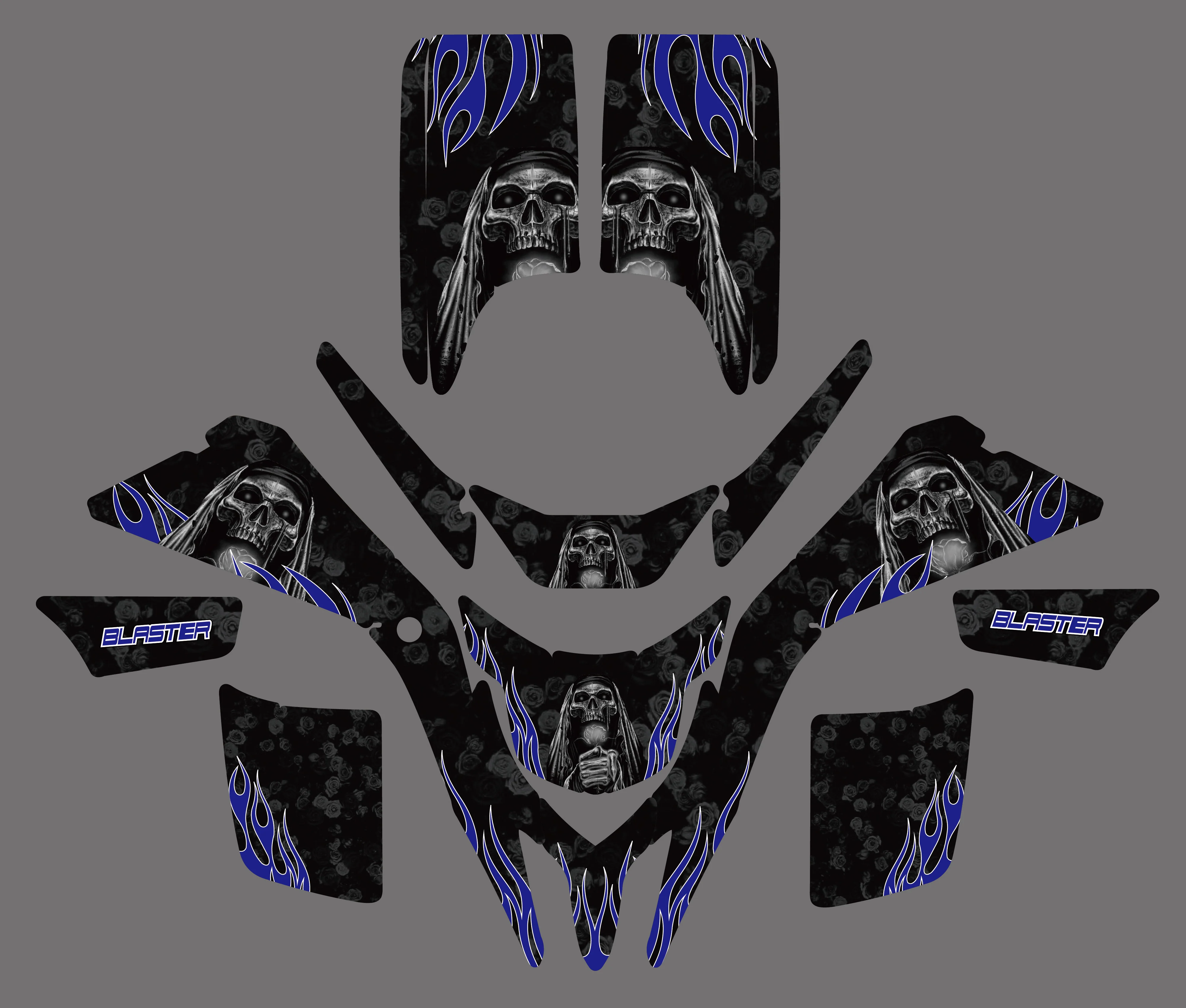 New Style Decals Stickers Graphics for YAMAHA BLASTER 200 YFS 200 1988-2006 - Image 2
