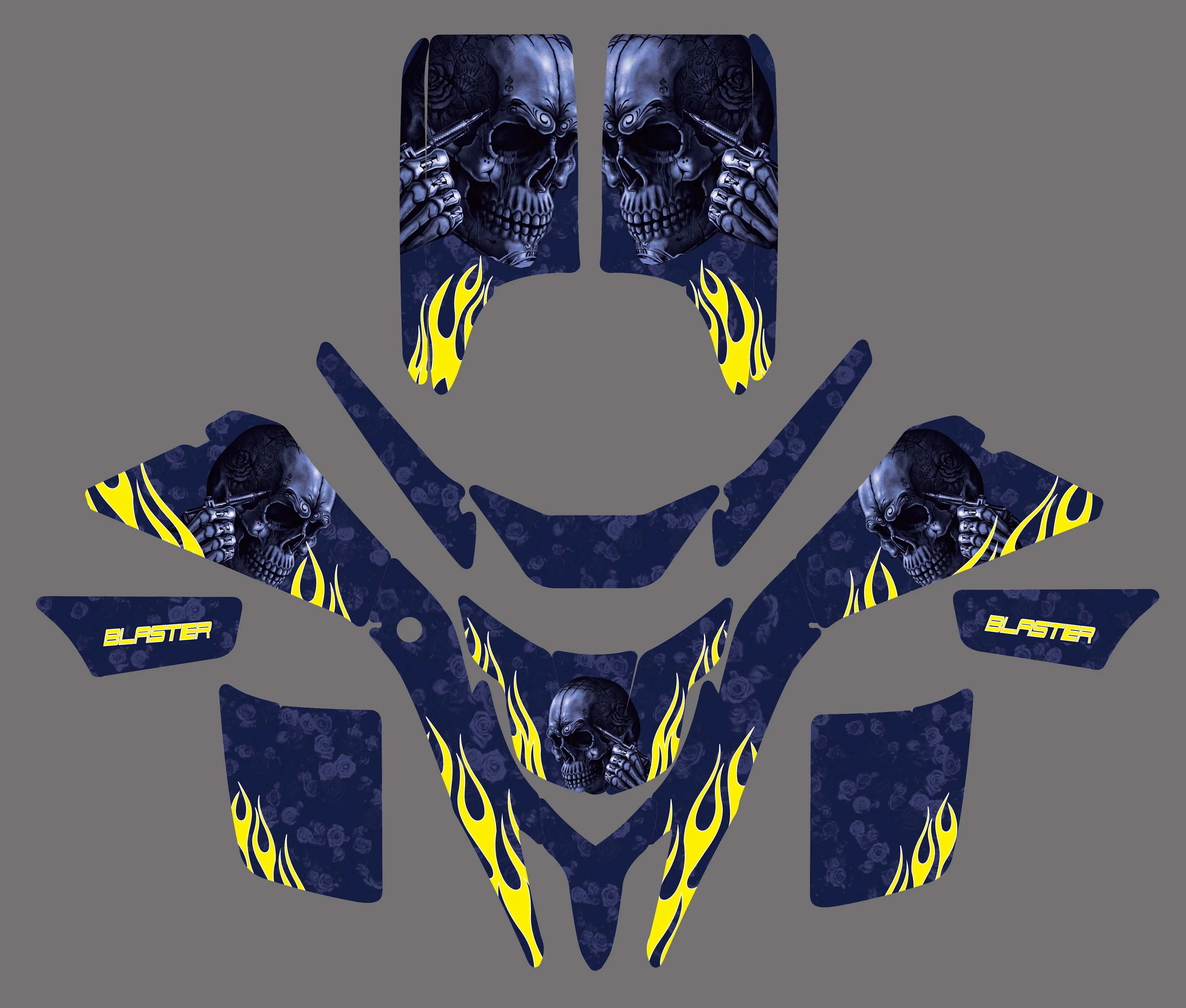 New Style Decals Stickers Graphics for YAMAHA BLASTER 200 YFS 200 1988-2006 - Image 4
