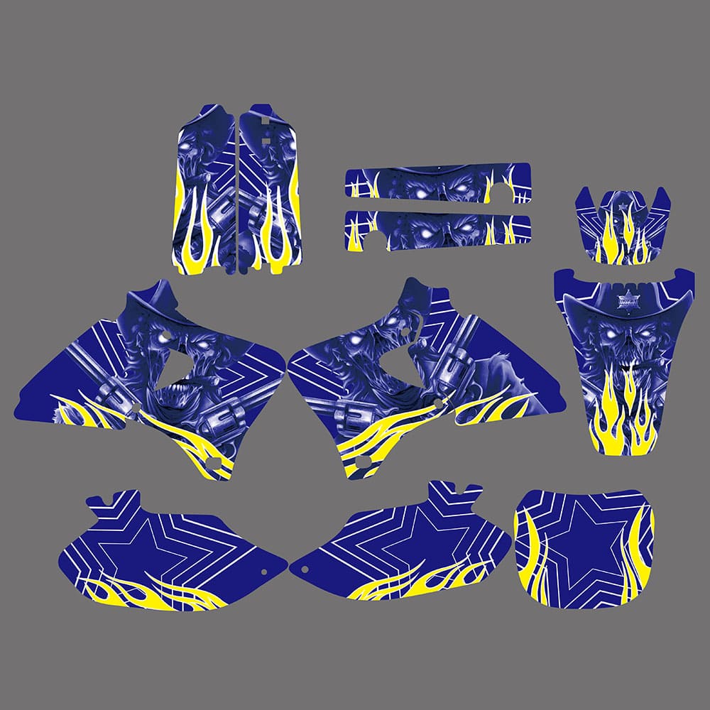 Graphics Background Decal Sticker for YAMAHA YZ250F YZ400F YZ426F 1999-2002 - Image 2
