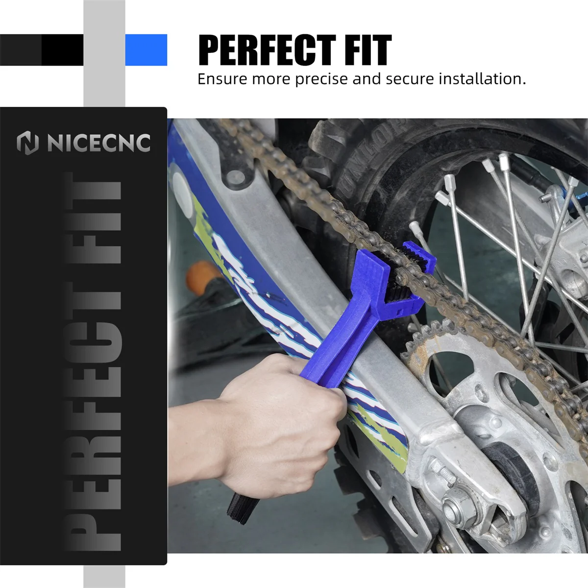 Motorcycle Chain Gear Dirt Clean Brush - Image 2