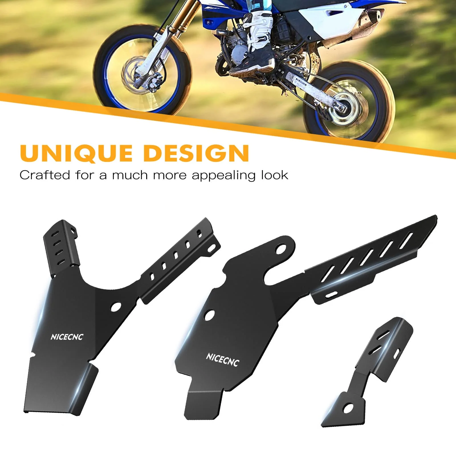 NICECNC Motorcycle Frame Guard Covers For Yamaha YZ85 2002-2021 - Image 6