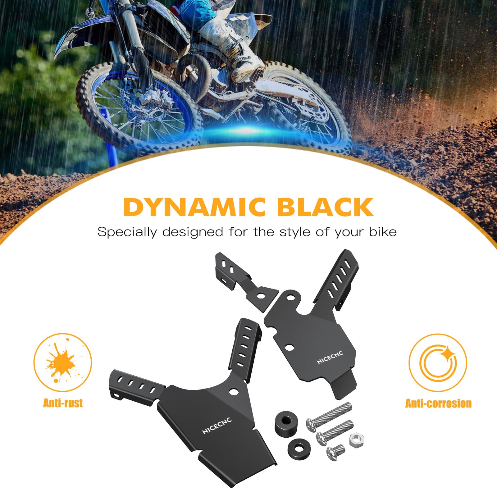 NICECNC Motorcycle Frame Guard Covers For Yamaha YZ85 2002-2021 - Image 7
