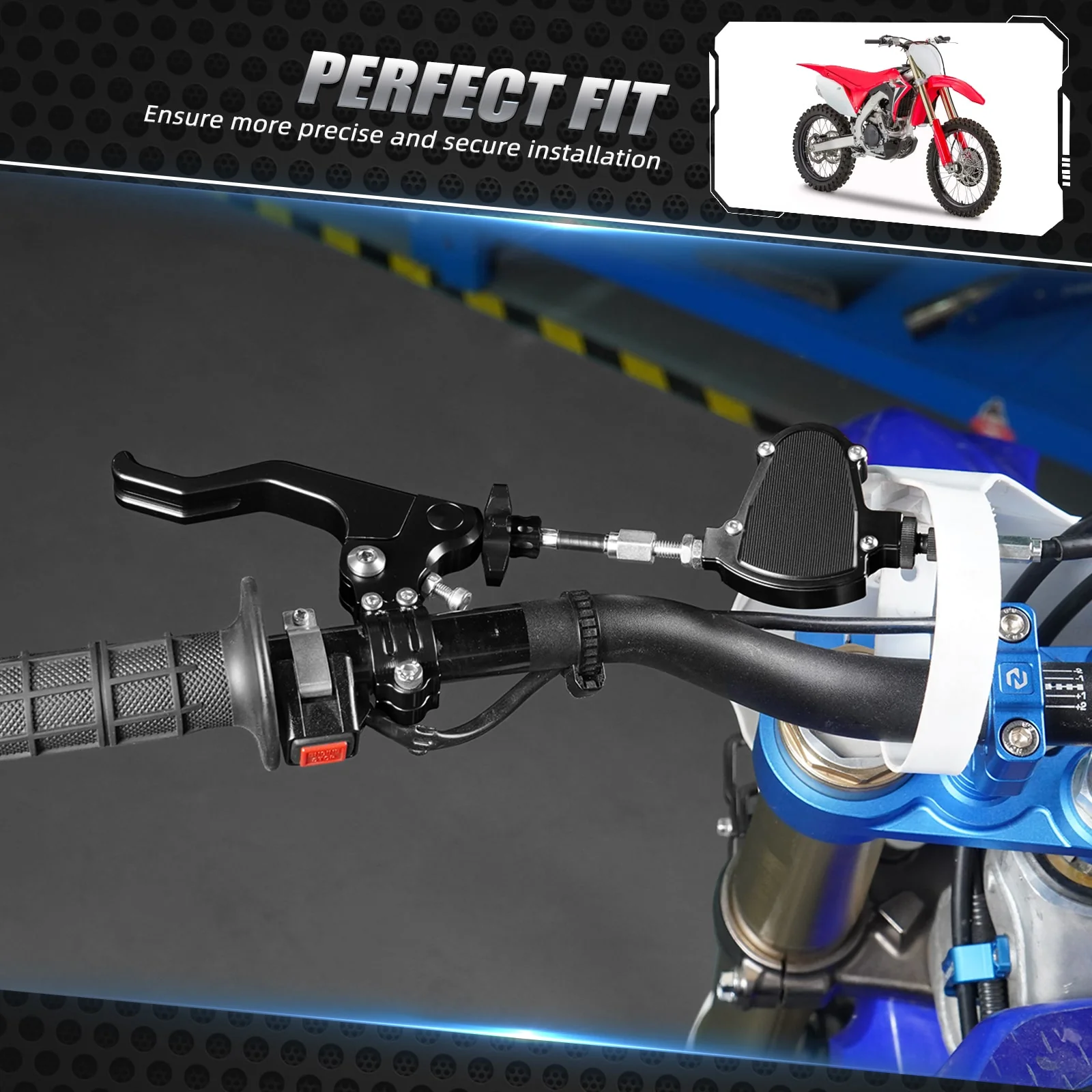 Stunt Clutch Lever Easy Pull Cable System for Dirt Bikes - Image 2