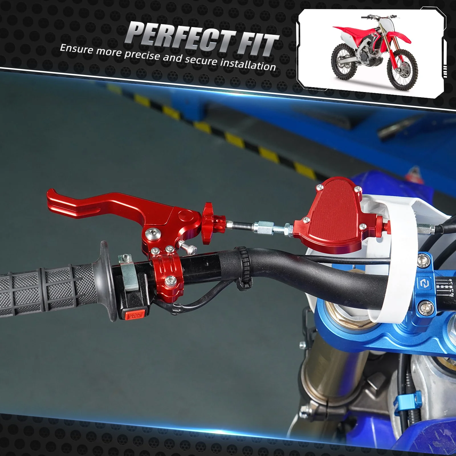 Stunt Clutch Lever Easy Pull Cable System for Dirt Bikes - Image 4