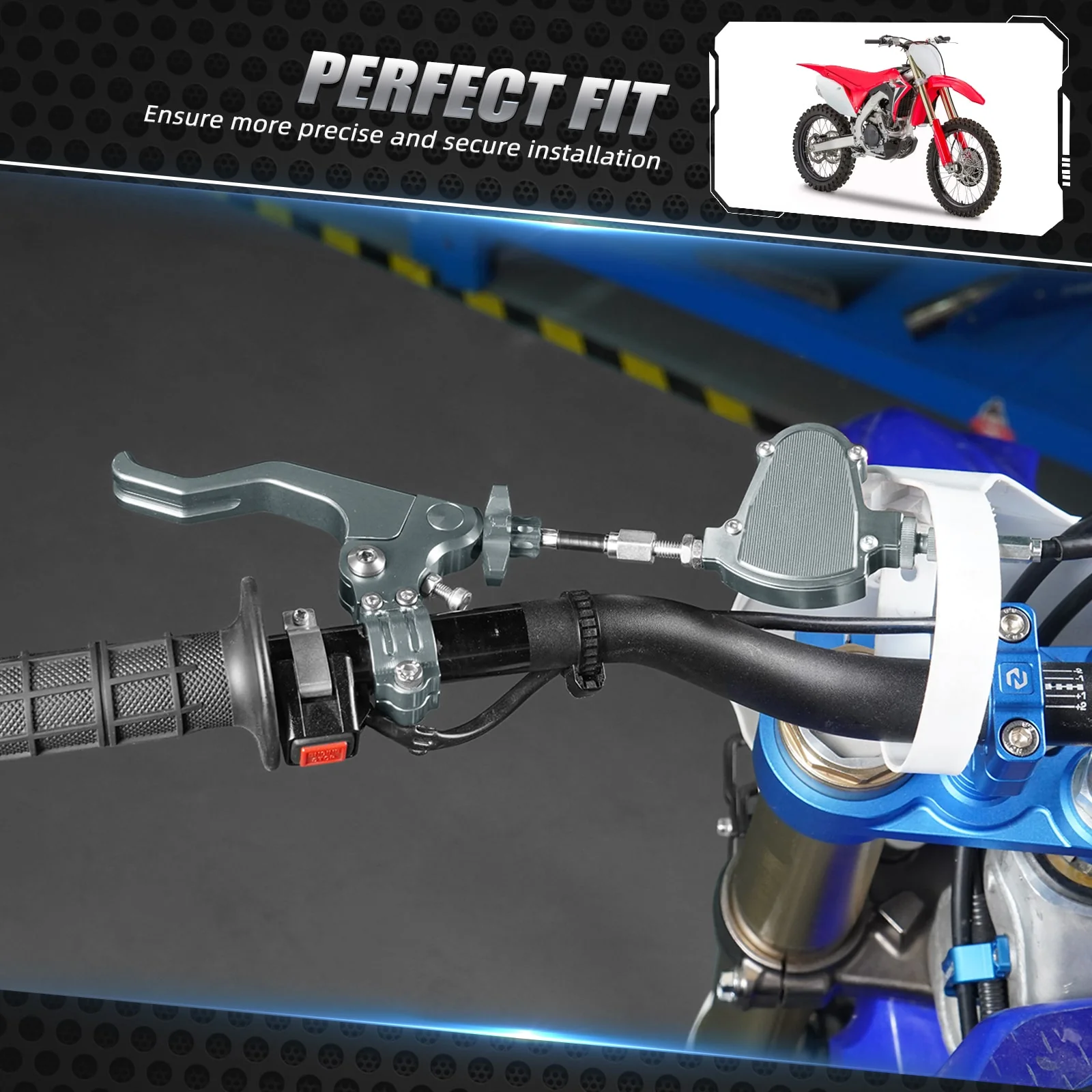Stunt Clutch Lever Easy Pull Cable System for Dirt Bikes - Image 7