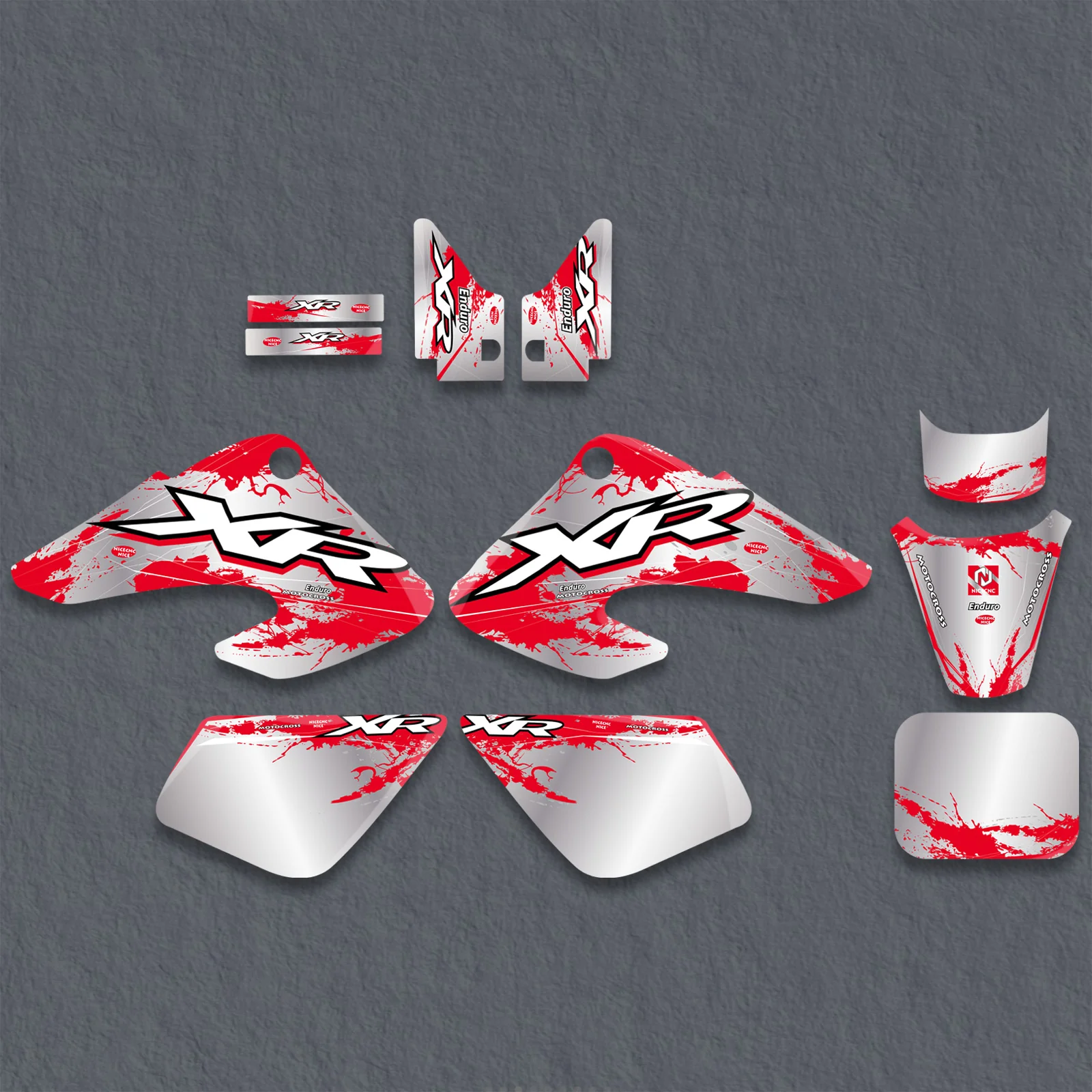 Off-Road Bike Full Graphics Decals Stickers For HONDA XR50 2000-2003 - Image 2