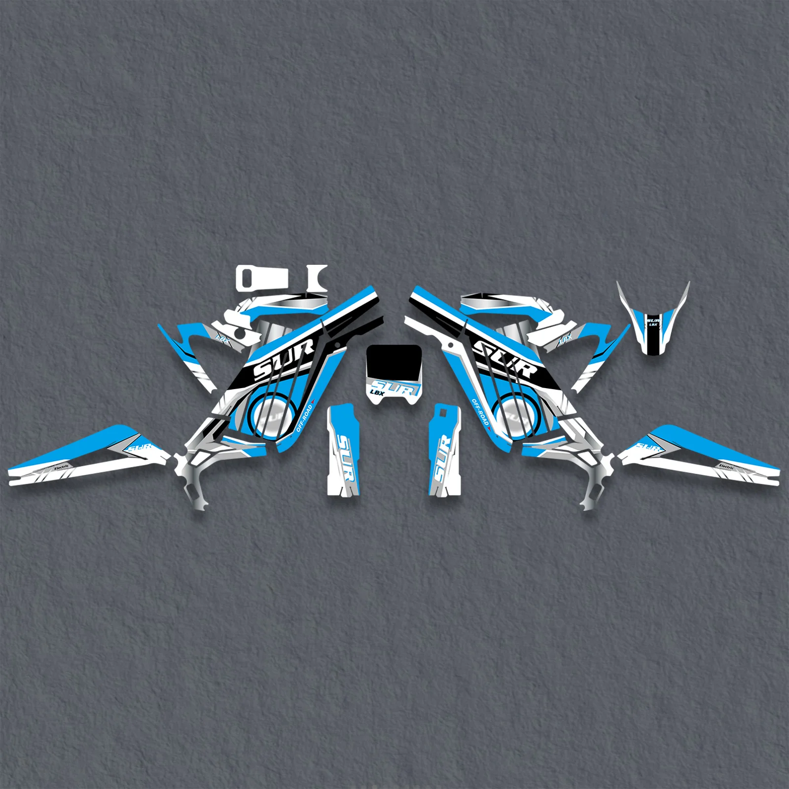 Off Road Bike Full Graphics Decals Stickers Set For Surron Light Bee X ALL YEARS - Image 2