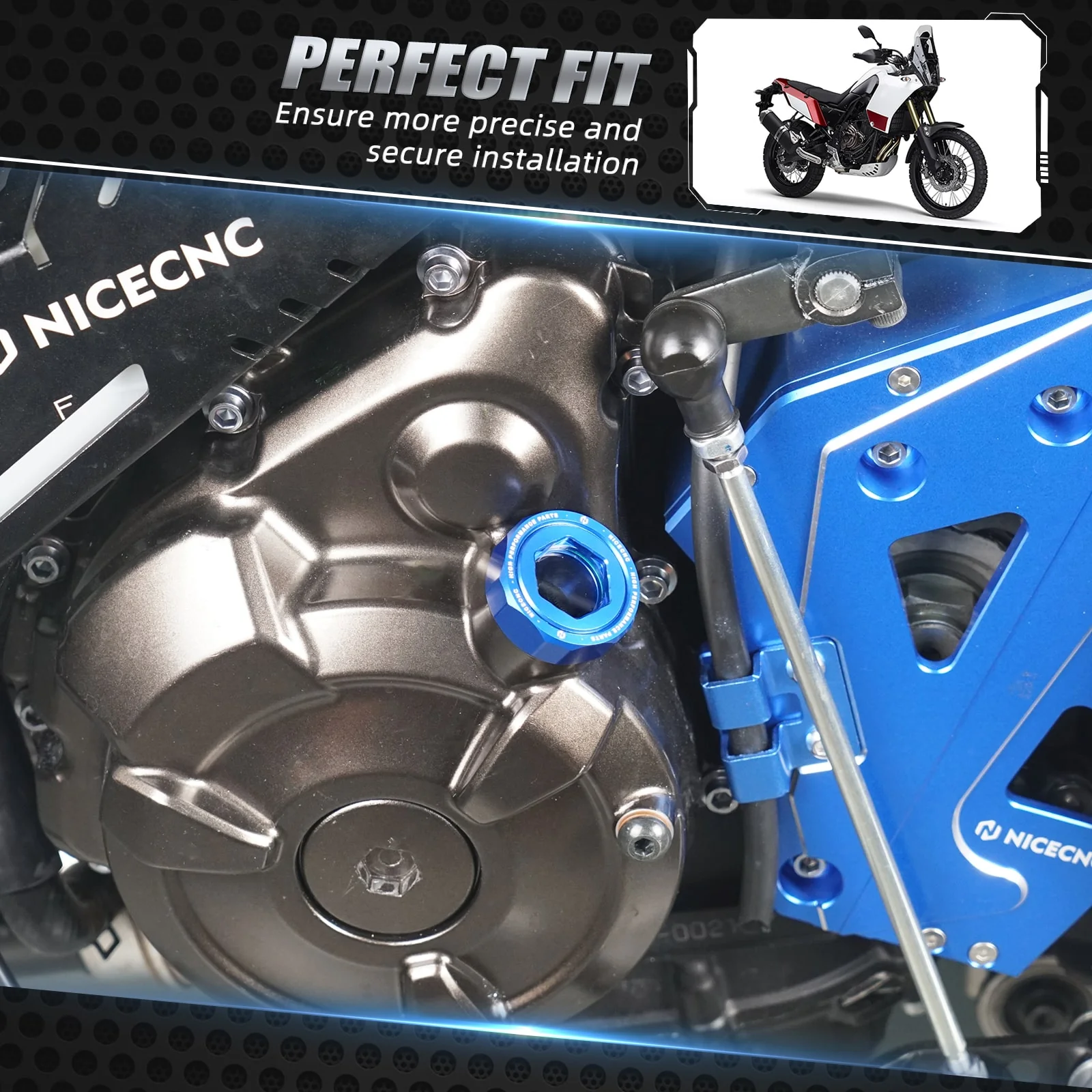 Oil Fill Cap for Yamaha Tenere 700 /XTZ700 2019-2024 Rally Edition 2020-2023 World Raid 2022 - Image 2