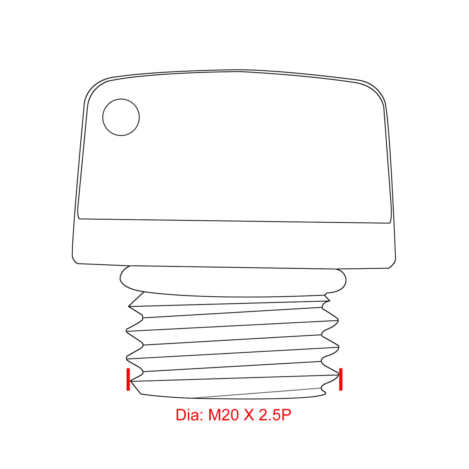 Oil Filler Cap Plug For Honda Yamaha Suzuki Kawasaki Ducati Dirt / Sport / Street Bikes - Image 6