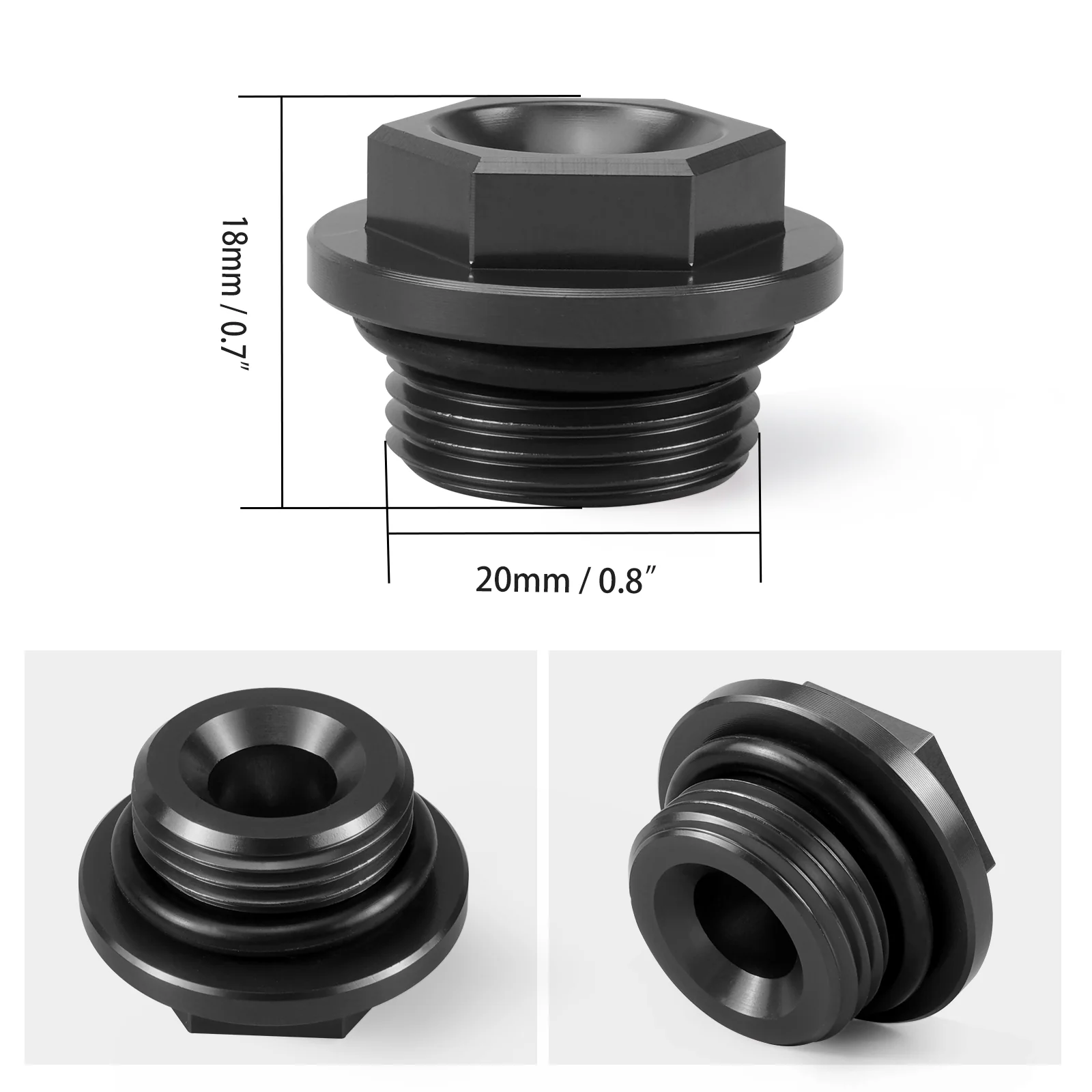 Oil Filler Cap Plug For Suzuki GSX-R750 RM80 / 85 Yamaha XT250X Aprilia - Image 3