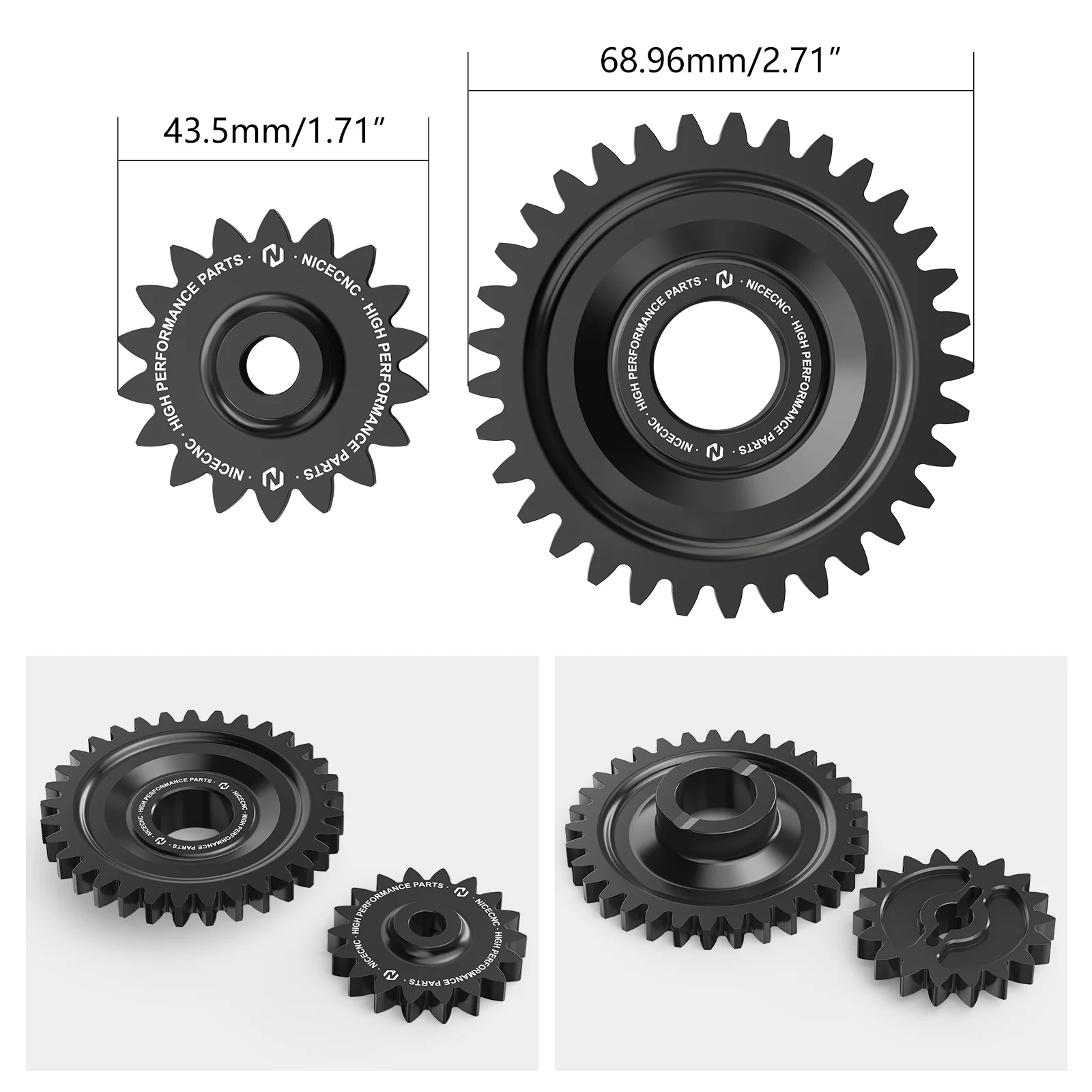 Oil Pump Idler Gears Kit For KTM 450 SX-F XC-F SMR XCF-W Husqvarna FC/FE/FX GAS GAS - Image 2
