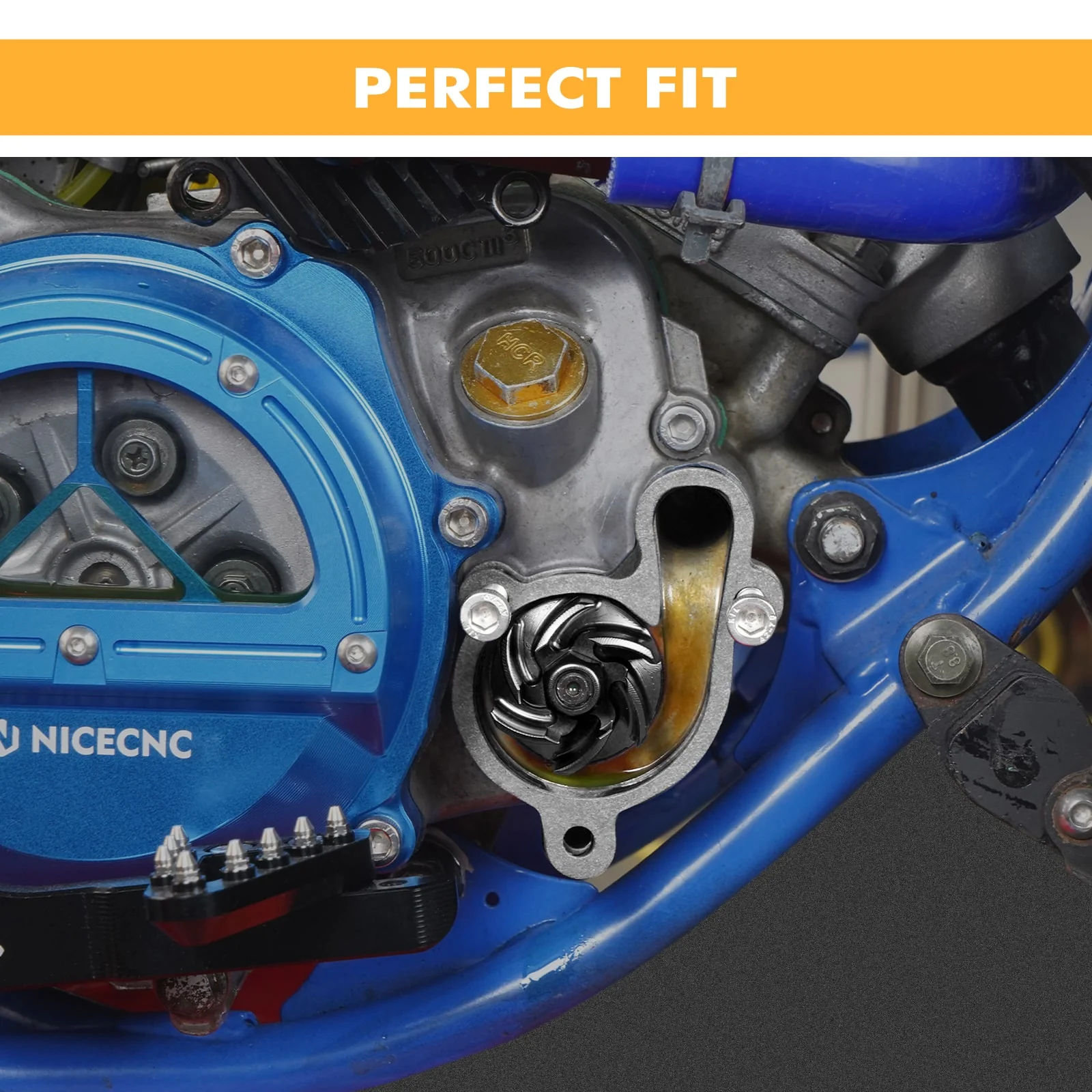 Oversized Water Pump Impeller Cooler For Yamaha YZ85 - Image 2