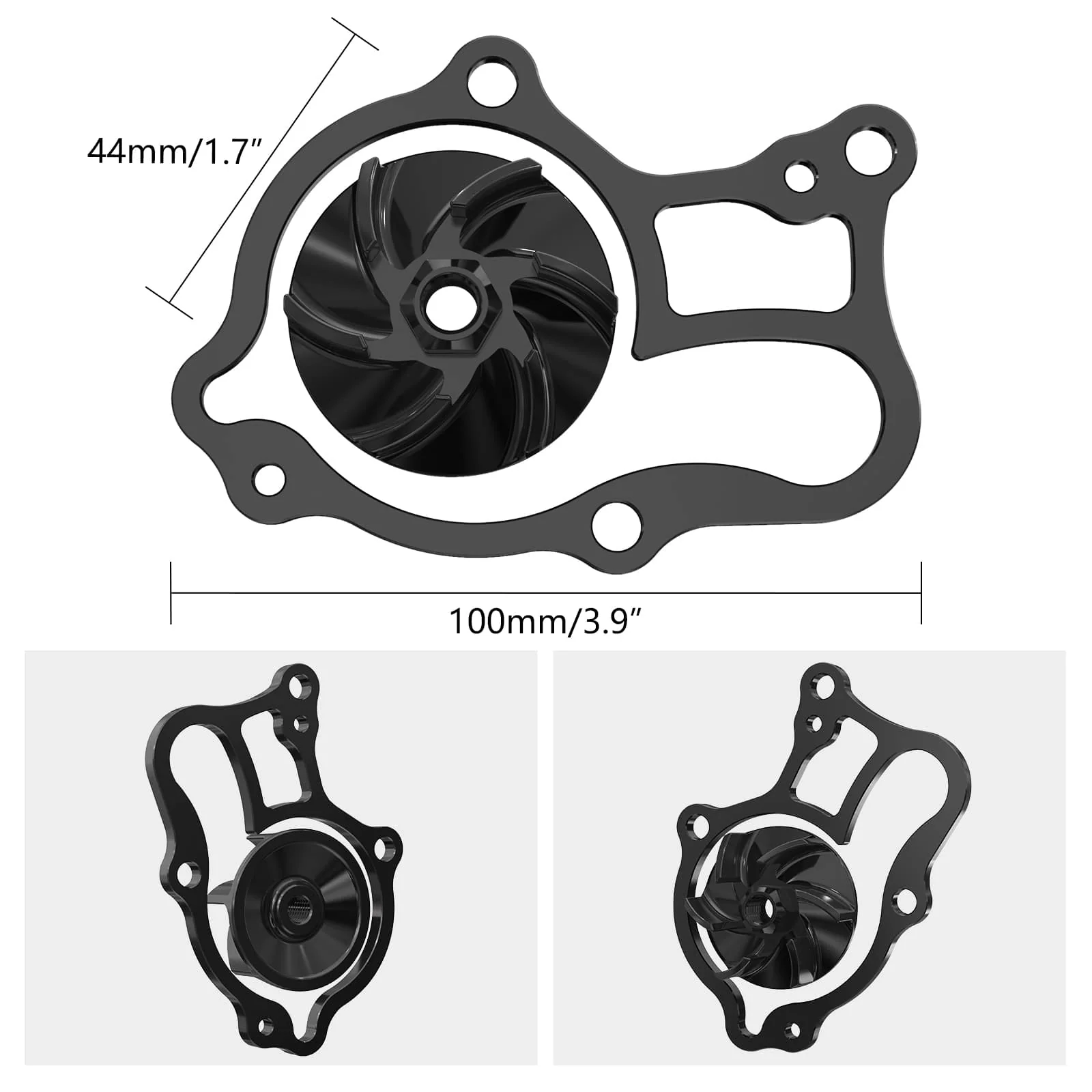 Oversized Water Pump Impeller Cooler Kit For Yamaha YZ250 1999-2024 YZ250X 2016-2023 - Image 18
