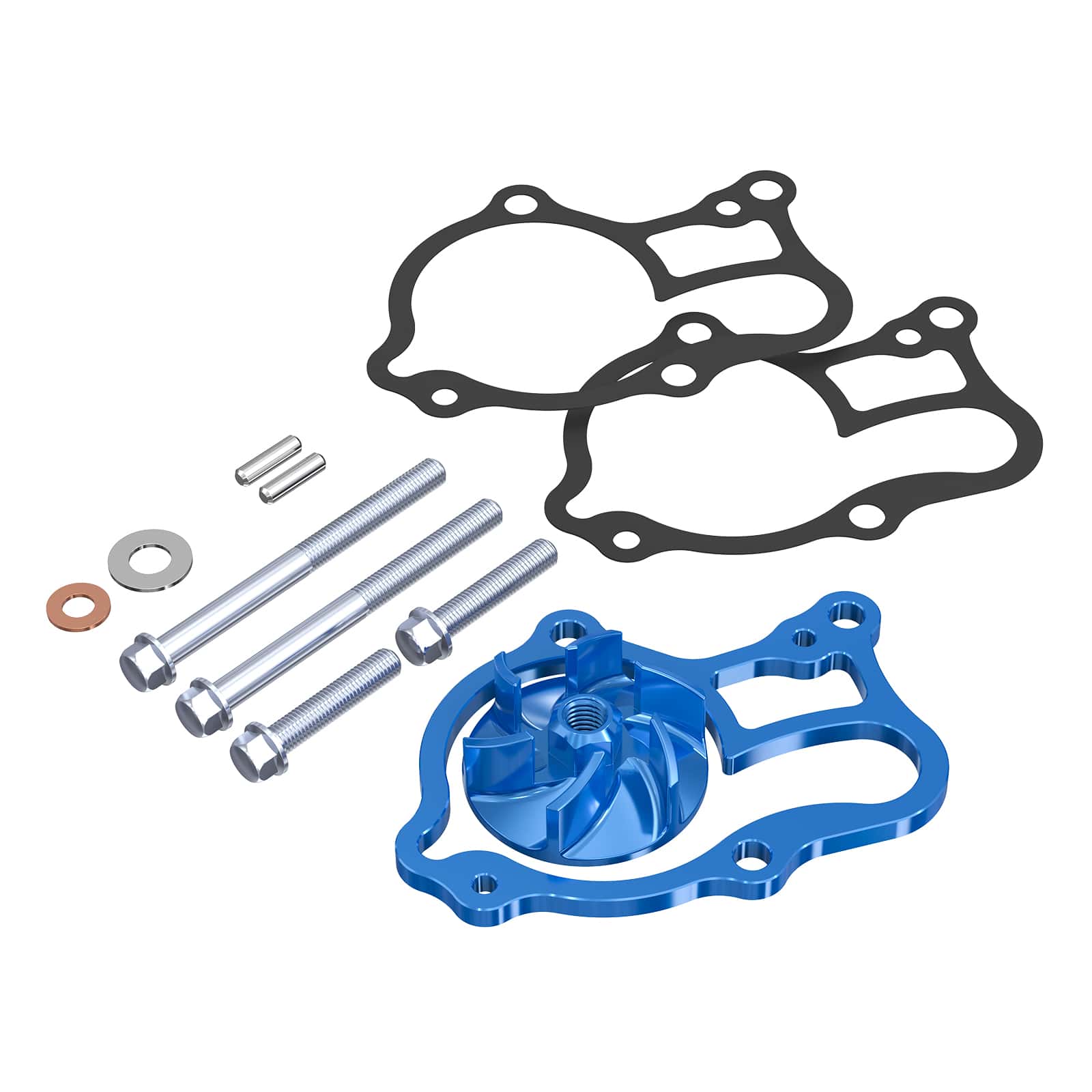 Oversized Water Pump Impeller Cooler Kit For Yamaha YZ250 1999-2024 YZ250X 2016-2023 - Image 5