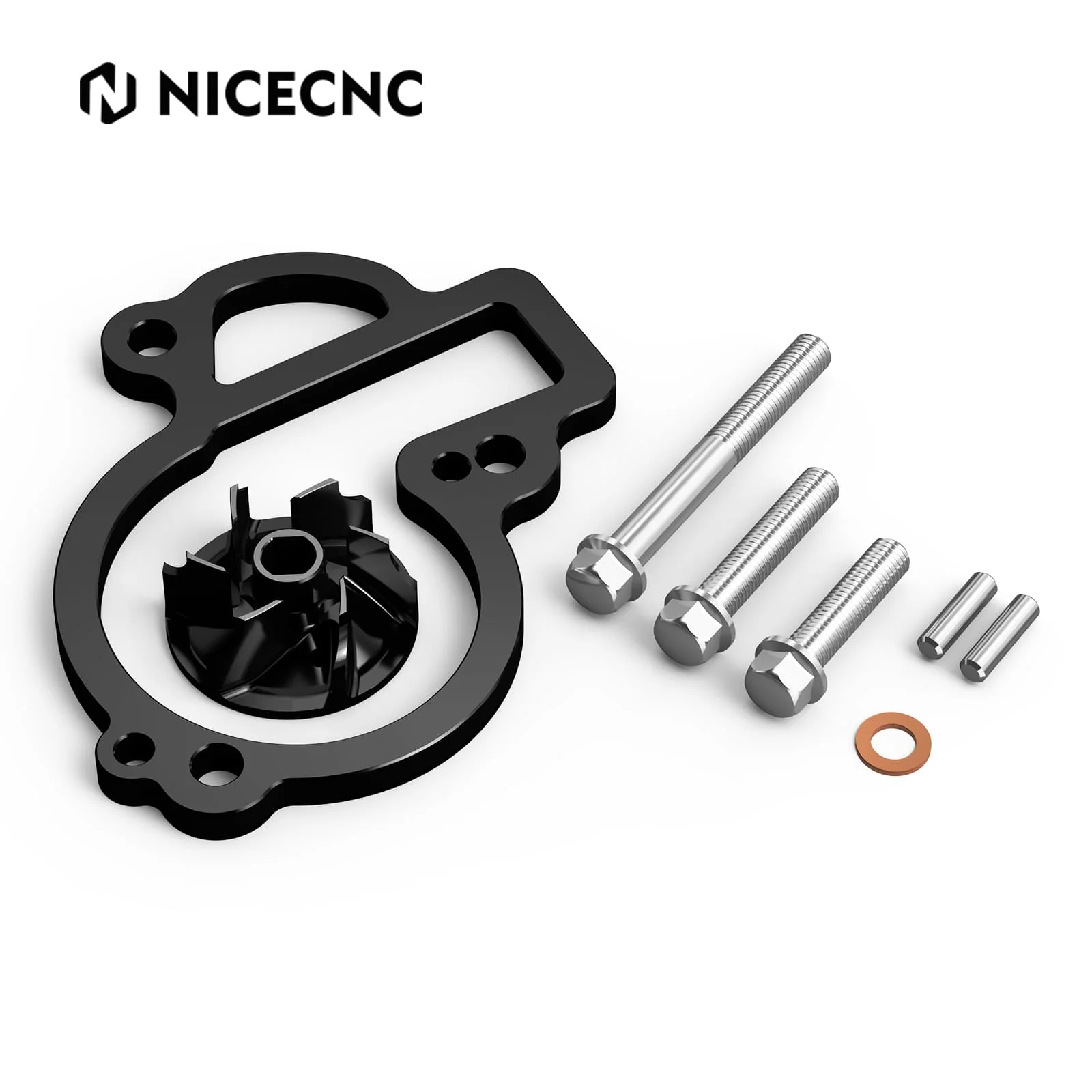 Oversized Water Pump Impeller Cooler Kit For KTM 450 500 EXC-F/XCF-W Husqvarna 450 500 FE/FX 17-24 Gas Gas 450 MC F/ EX F/EC F 21-24 - Image 12