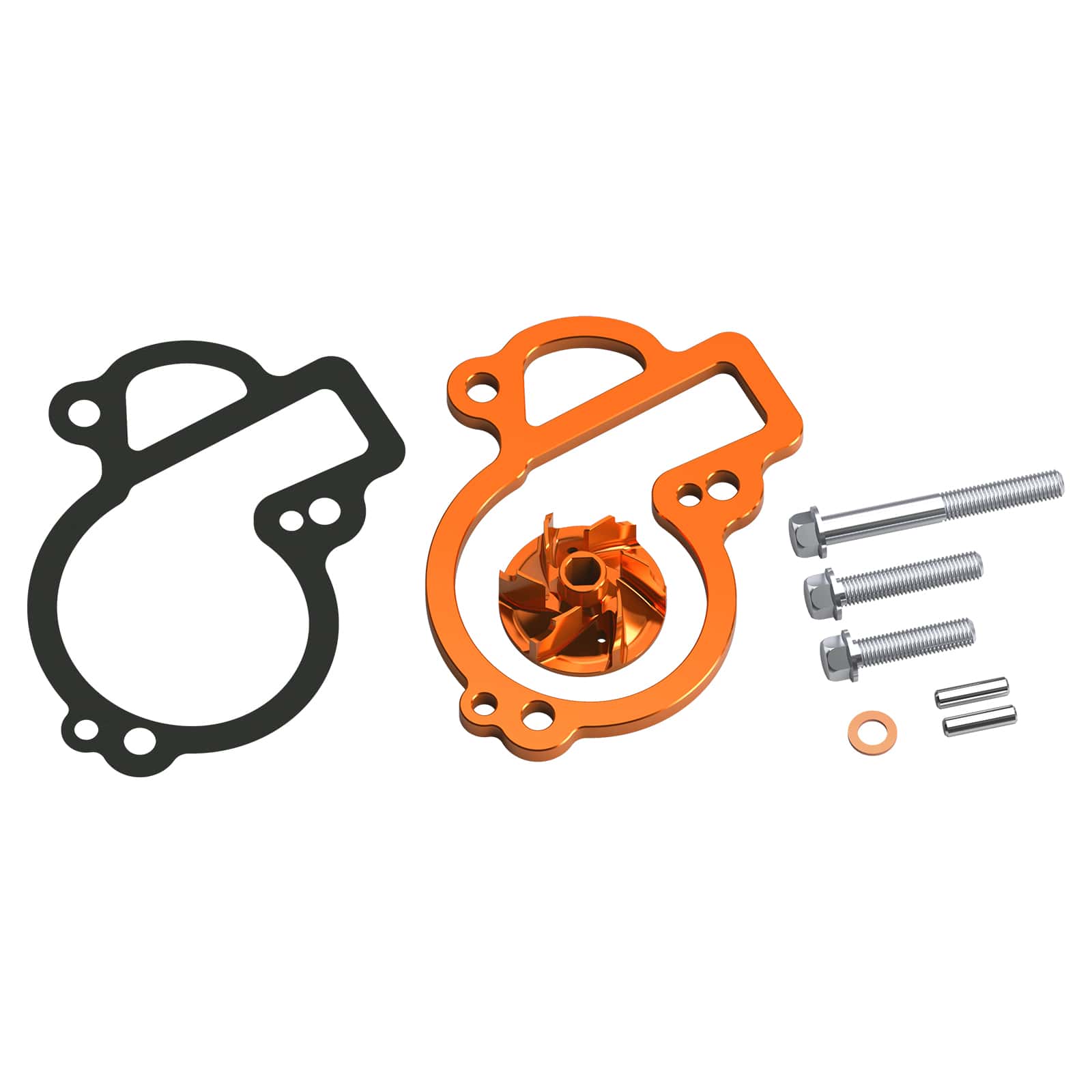 Oversized Water Pump Impeller Cooler Kit For KTM 450 500 EXC-F/XCF-W Husqvarna 450 500 FE/FX 17-24 Gas Gas 450 MC F/ EX F/EC F 21-24 - Image 4