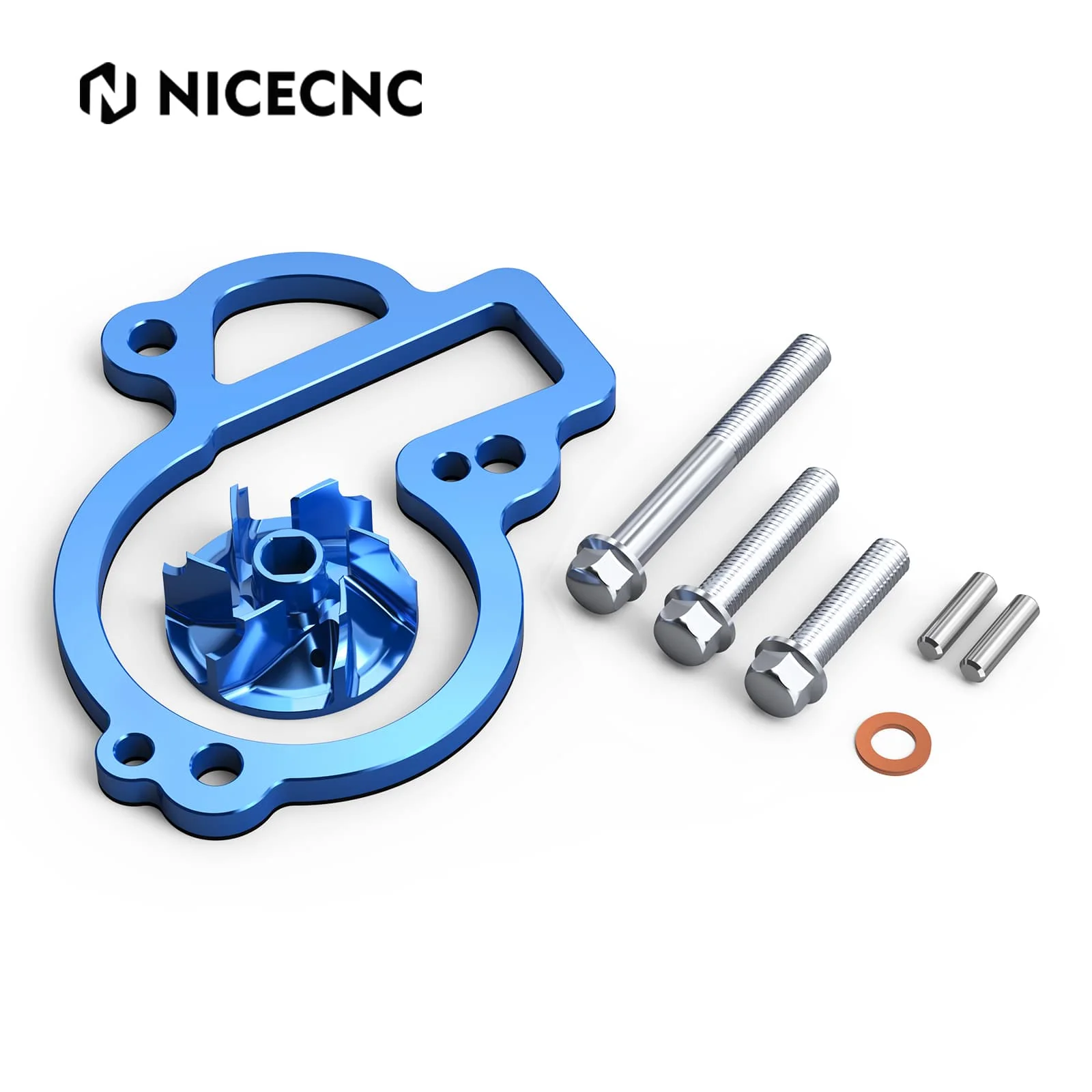Oversized Water Pump Impeller Cooler Kit For KTM 450 500 EXC-F/XCF-W Husqvarna 450 500 FE/FX 17-24 Gas Gas 450 MC F/ EX F/EC F 21-24 - Image 7