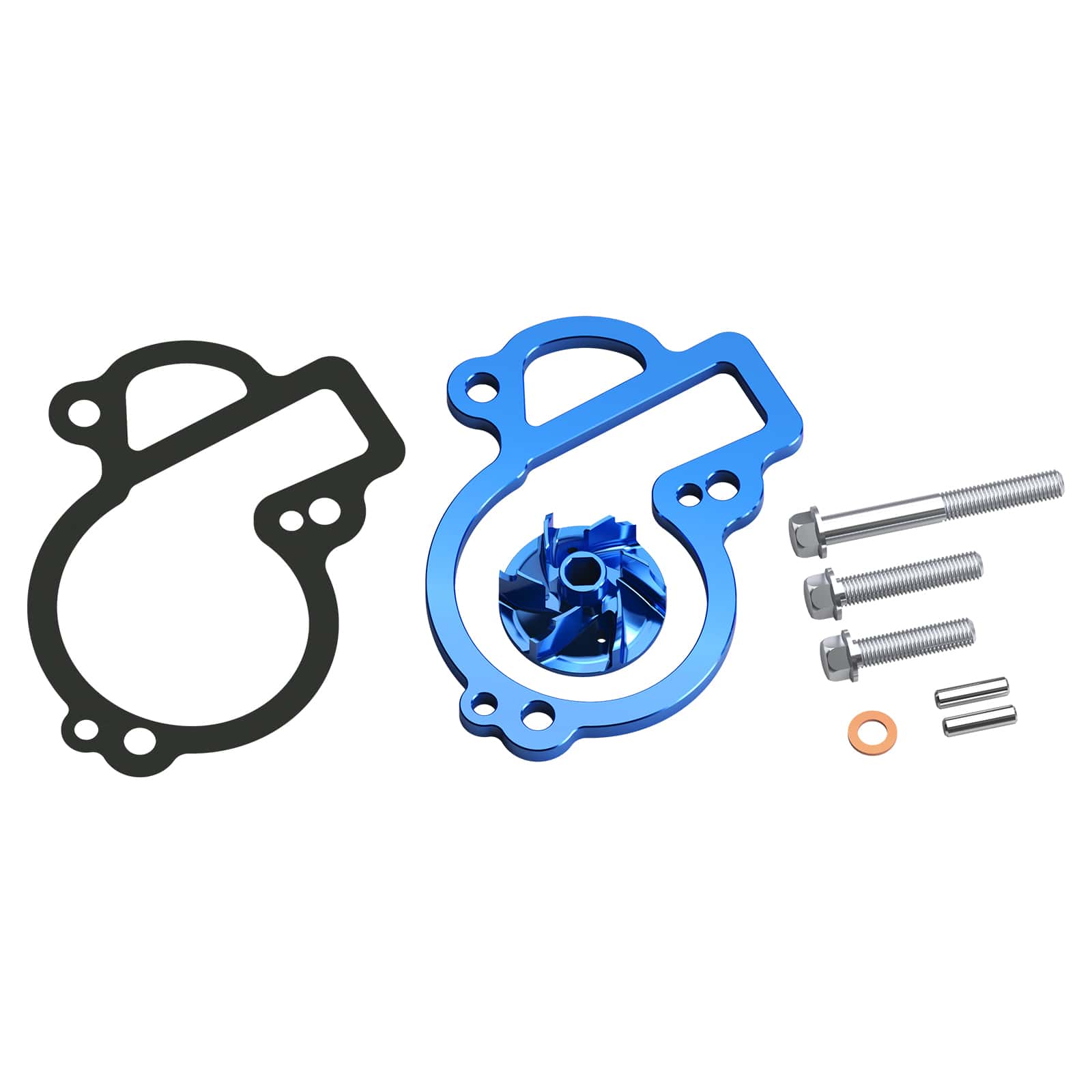 Oversized Water Pump Impeller Cooler Kit For KTM 450 500 EXC-F/XCF-W Husqvarna 450 500 FE/FX 17-24 Gas Gas 450 MC F/ EX F/EC F 21-24 - Image 9