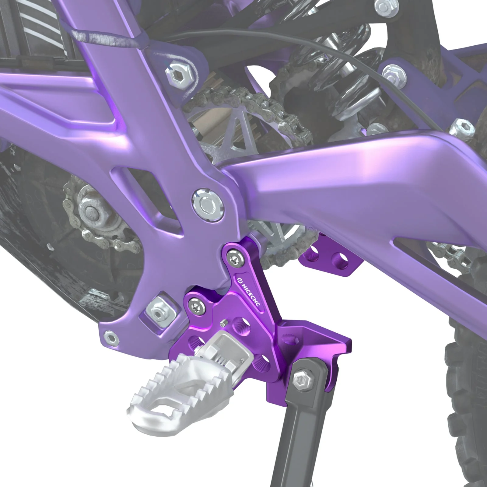 Pair Foot Pegs Bracket Package For Surron Light Bee X/ S/ L1E Segway X160 X260 - Image 9